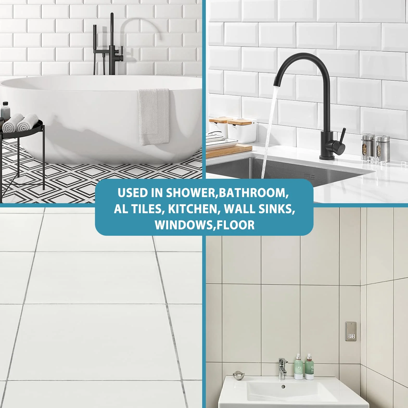 Set di Stucco per Piastrelle, Set di riparazione fughe per fughe, malta ad asciugatura rapida per piastrelle,Sigillante bagno e cucina per rinnovare le fughe (Grigio chiaro - Confezione da 2)