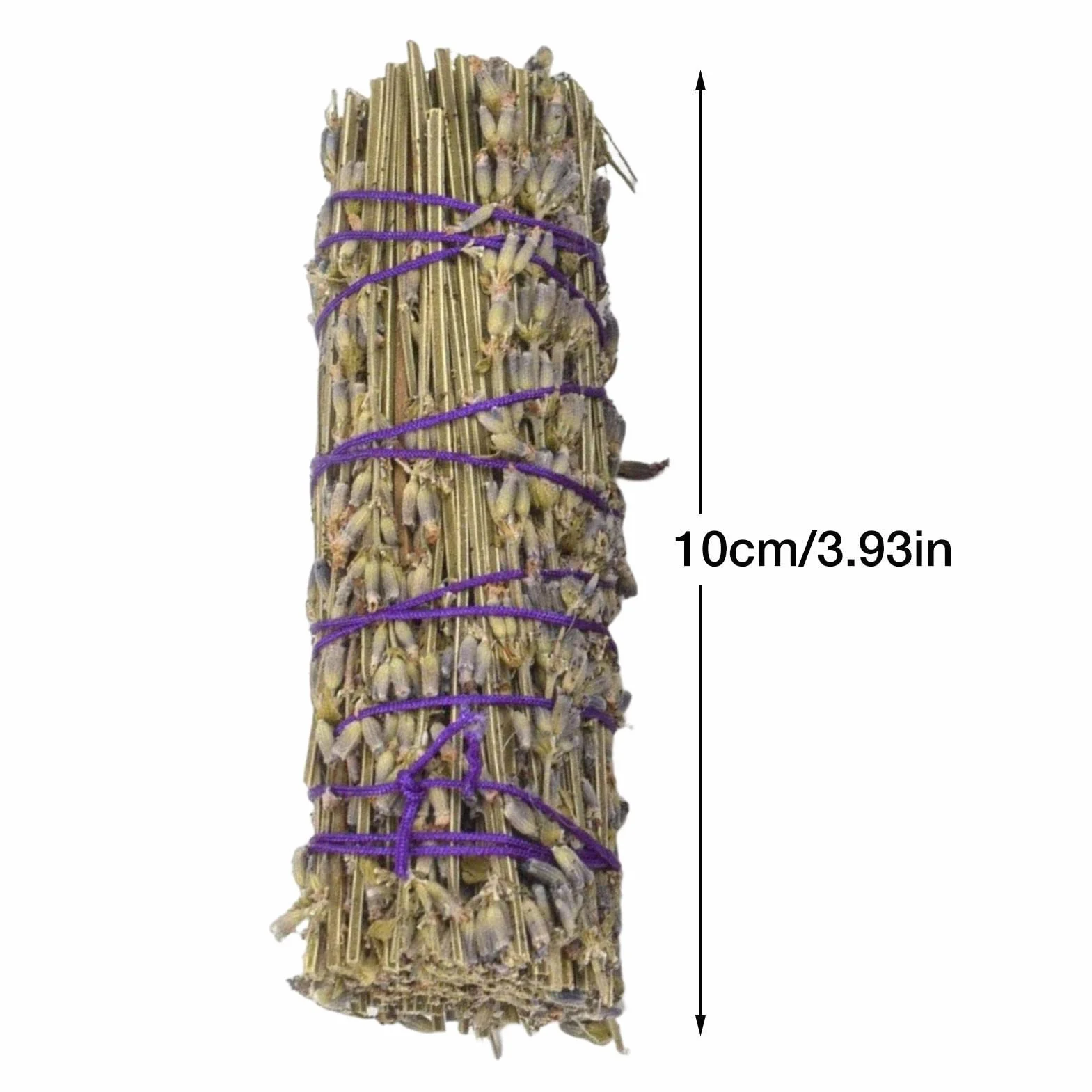 Lavanda Smudge Stick | Fascio di lavanda per bruciare - Arredamento alla lavanda Aromi rinfrescanti per la pulizia della casa Energia negativa per la pulizia del fumo