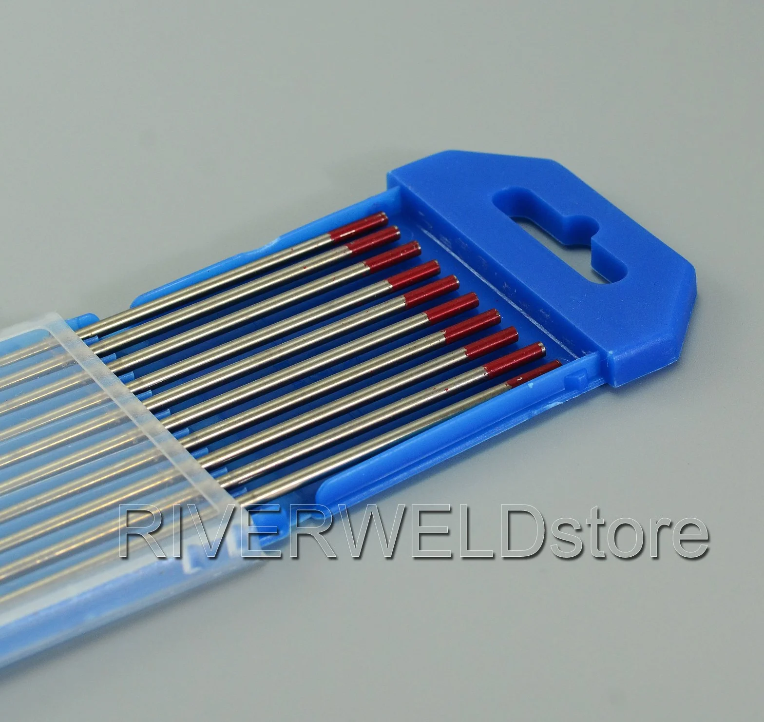 RIVERWELD 2% thoriated WT20 rosso saldatura TIG elettrodi tungsteno 2,4mm x 175mm 10pk