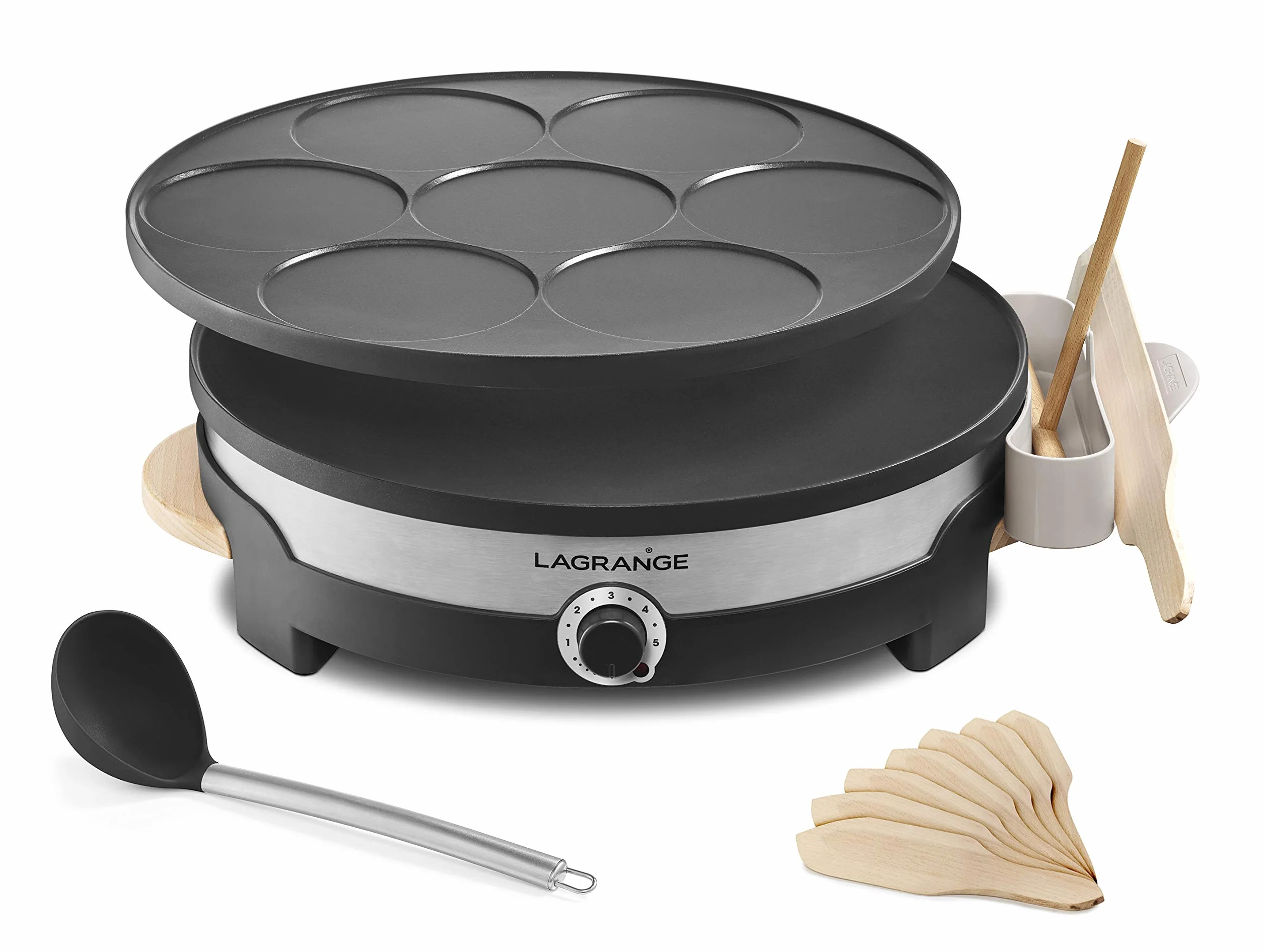 Lagrange Crepper, 1500 W, Legno Chiaro