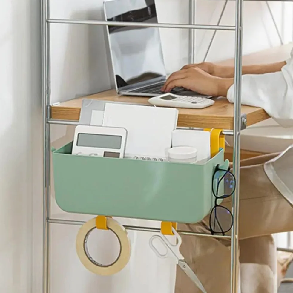 ReachMall Mantieni Il per Tuo Letto a Castello ordinato con Questo Cestino portaoggetti da Appendere al Comodino (Verde)