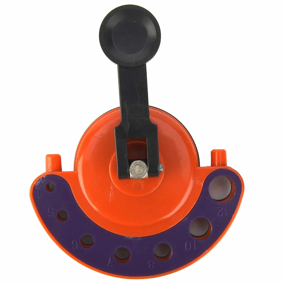 Punta per Trapano Diamantato Guida per Aperture in Vetro Localizzatore Regolabile per Apertura del Foro per Piastrelle in Ceramica Set di Dispositivi per per con Base a Vuoto