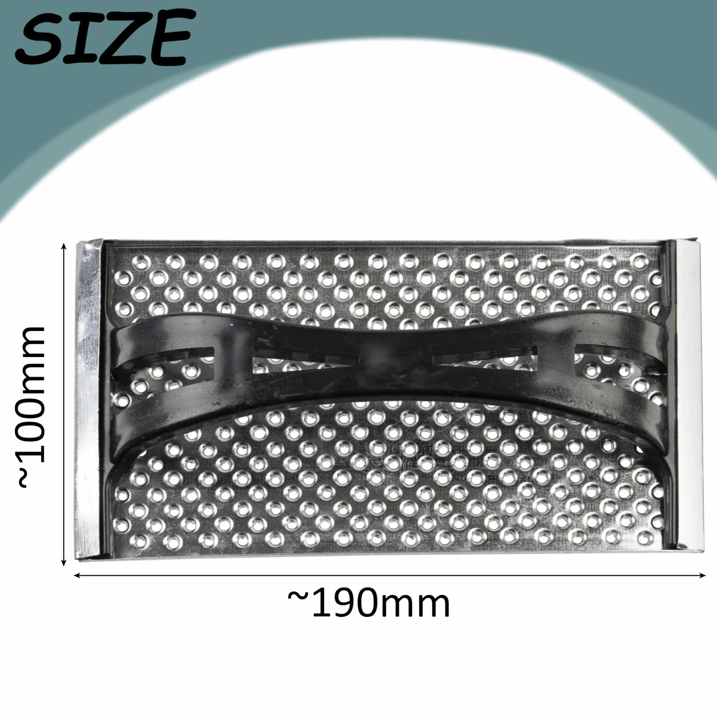 AERZETIX Frattazzo raspa per calcestruzzo cellulare 100x190 mm