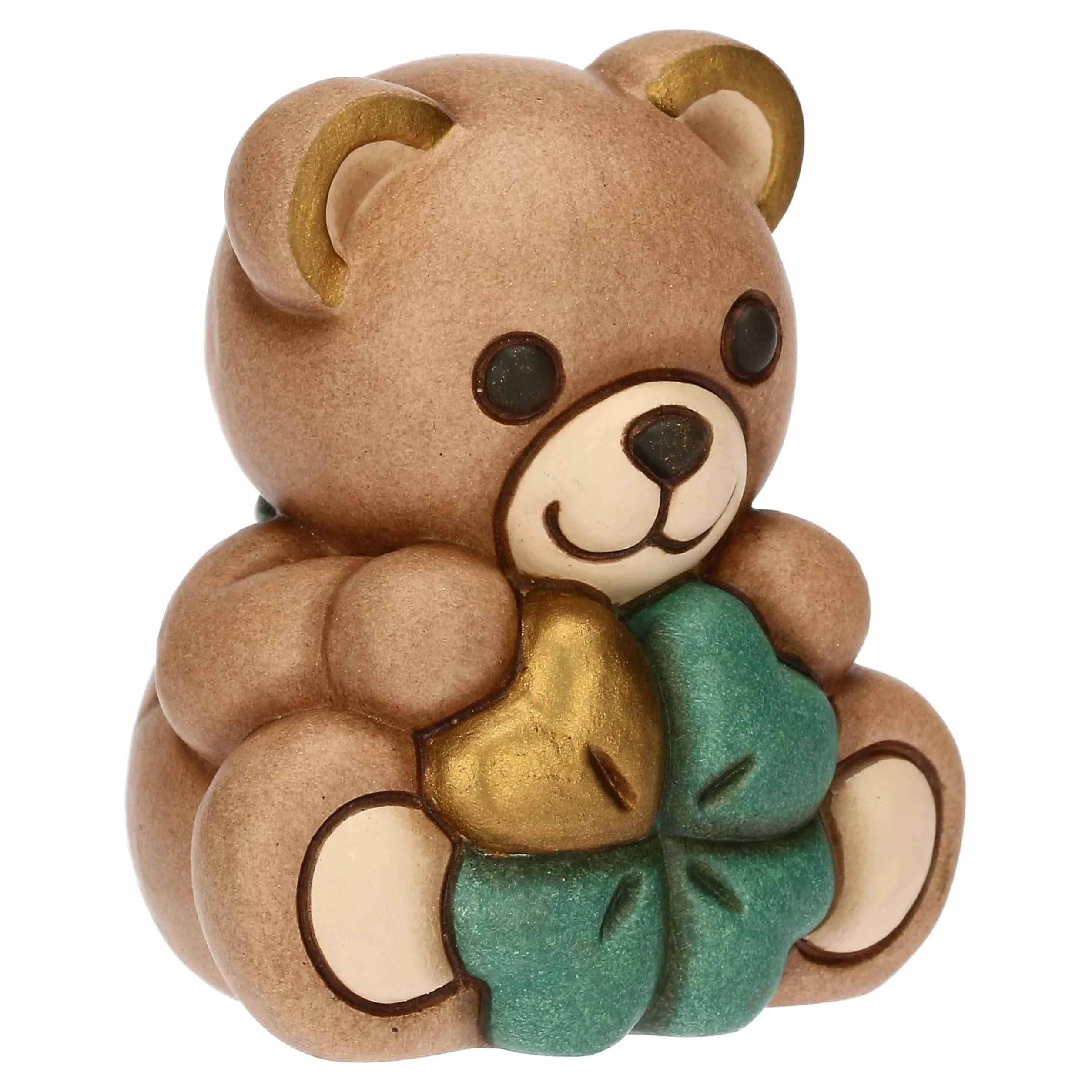 THUN Mini Teddy portafortuna ceramica 5,0 x 4,3 x 5,5 cm