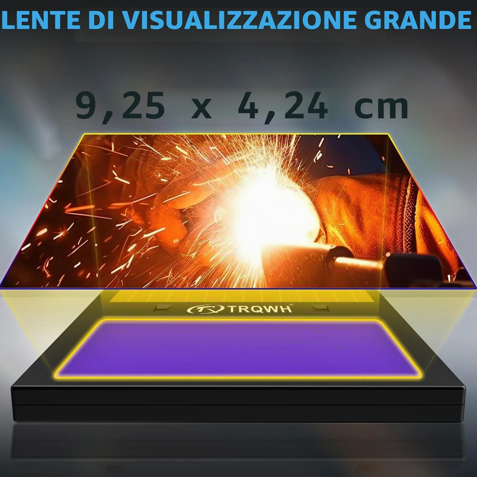 TRQWH Casco di saldatura auto-oscurante e accessori