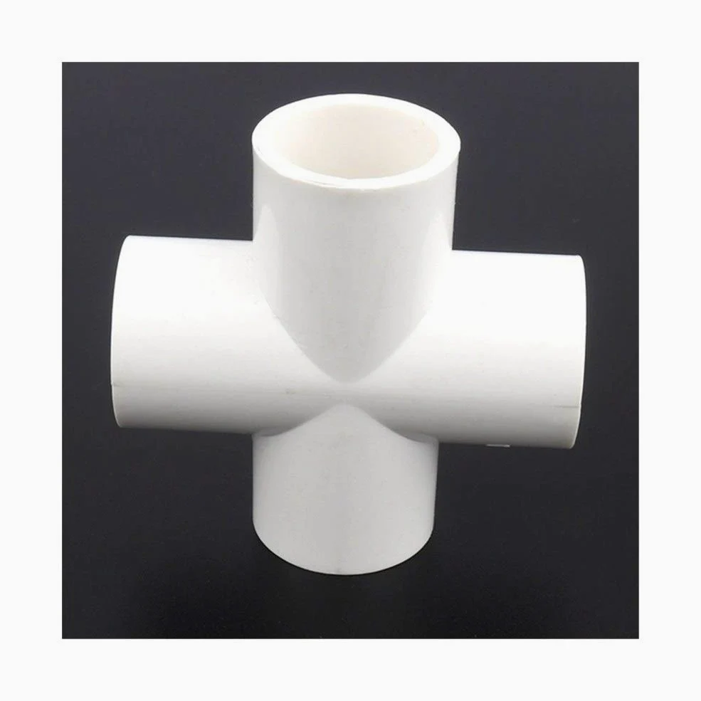 Strumenti di riparazione di tubi 12/24 / 48pcs / lot 40mmPVC Acqua Croce Giunti Giardino Connettori sistema di irrigazione Raccordi Acquario adattatore tubo colpetto della cucina serbatoio di acqua pa