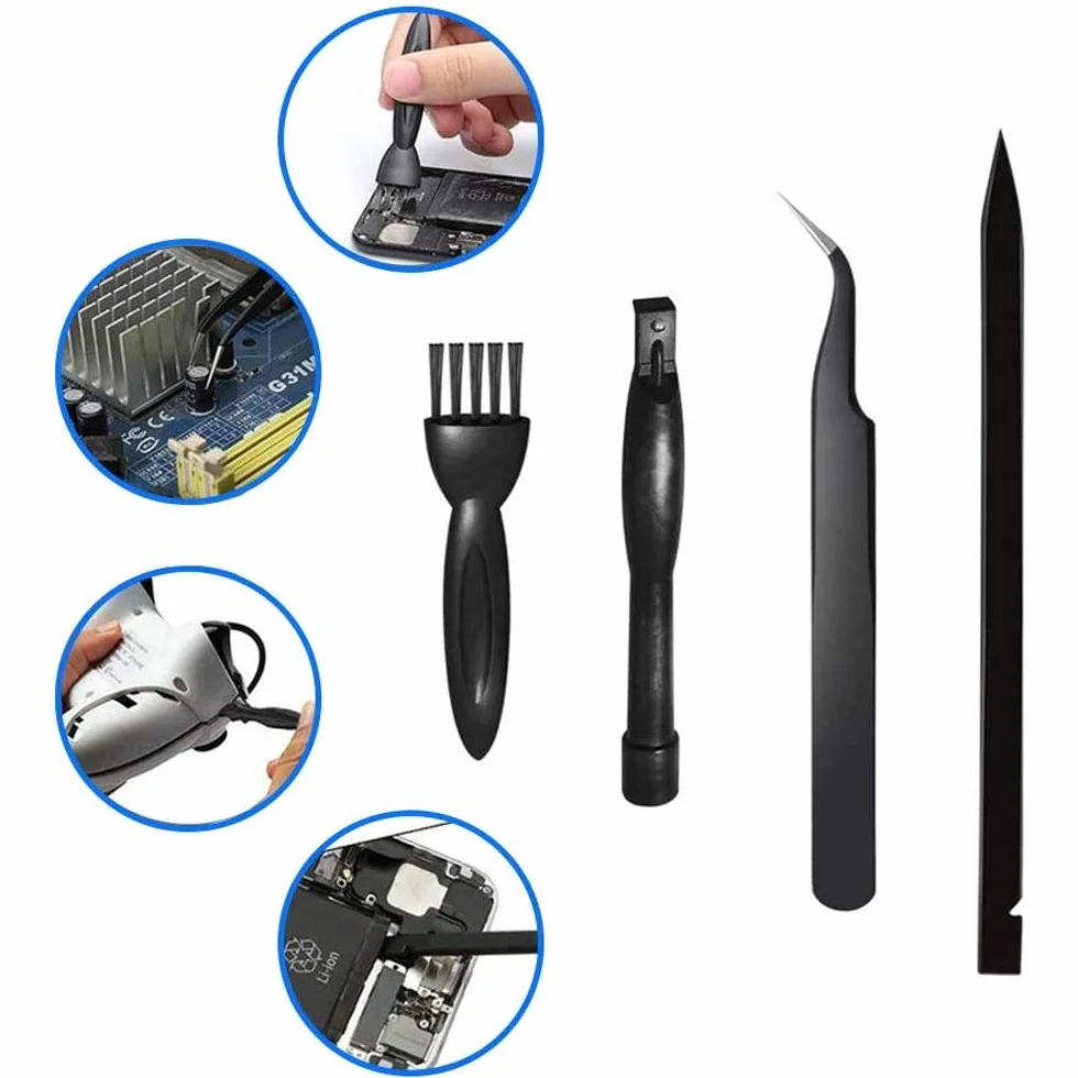 MMOBIEL Kit di cacciaviti professionali 10 in 1 per riparazione MacBook Pro/Air con Retina Tri Wing Phillips Pentalobe 5 Torx T5/T6