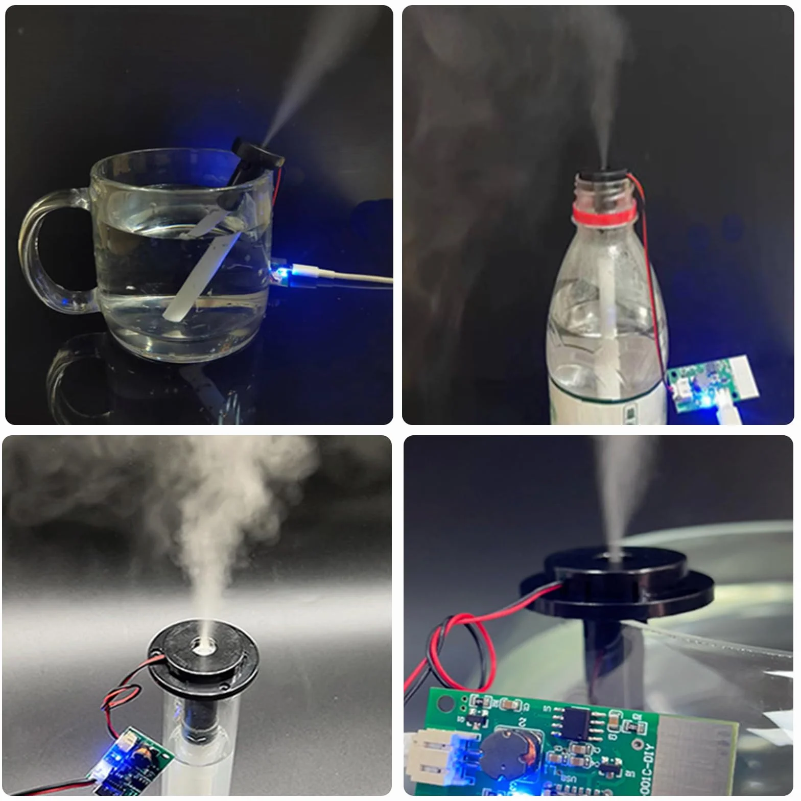 5 pezzi 20 mm produttore di nebbia a ultrasuoni Fogger atomizzatore piastra pellicola accessori umidificatore guarnizione in gomma