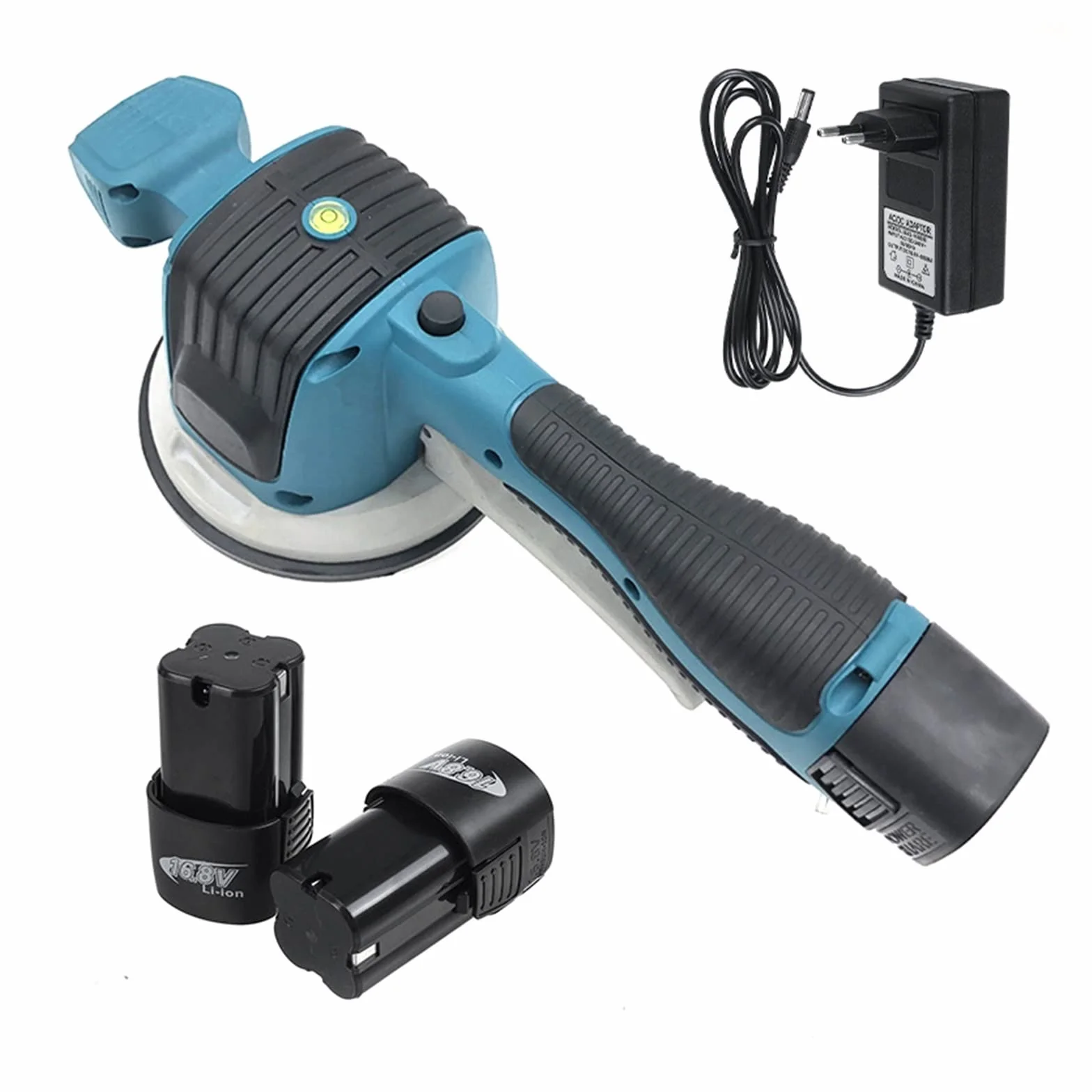 Piastrellista portatile, Potente vibratore elettrico for piastrelle da 18 V 1500 mAh Posa automatica delle piastrelle for pavimenti Piastrellatrice Strumento for piastrelle da muro di mattoni Adsorbim