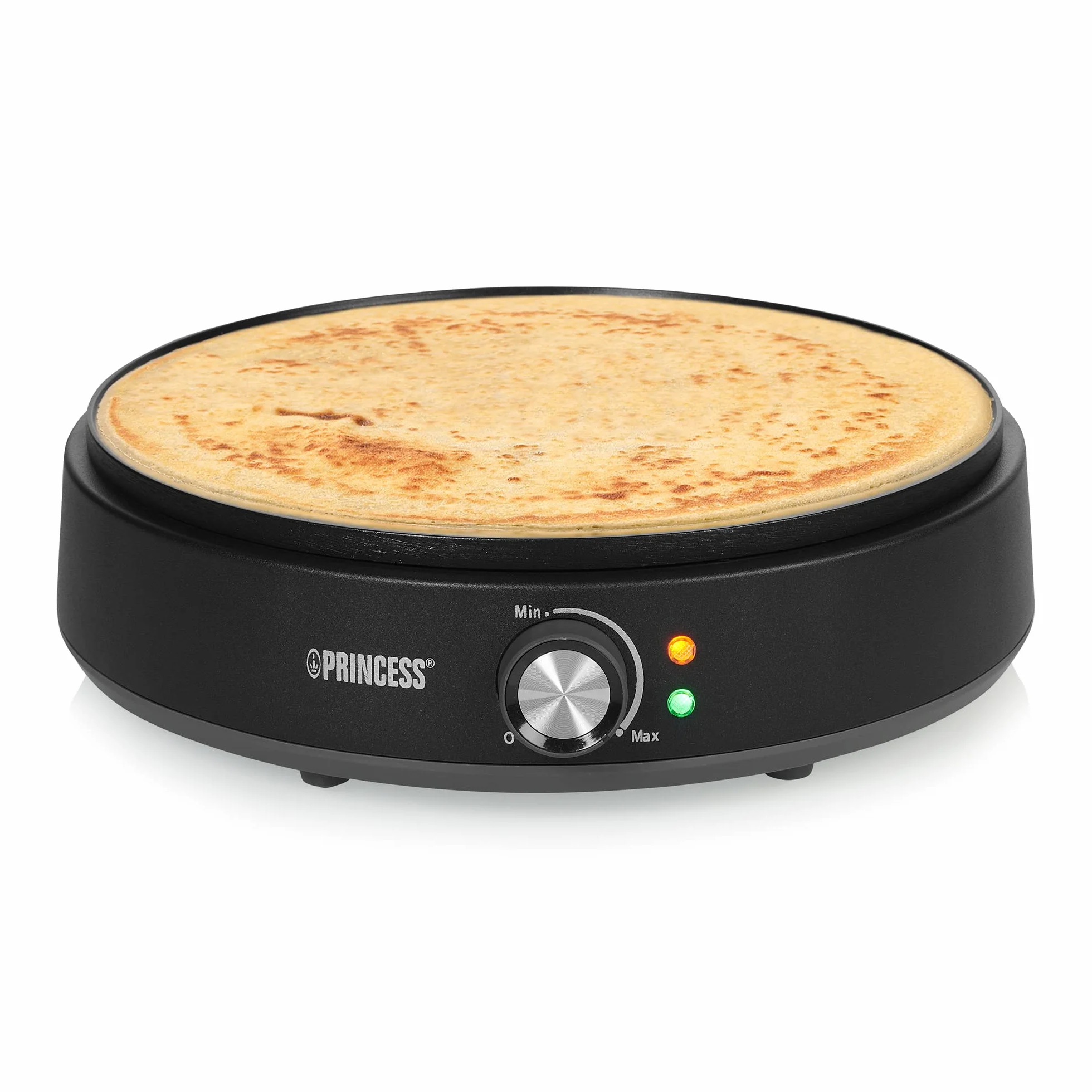 Princess 492235 - Crêpe Deluxe, superficie di cottura ø 30 cm, termostato regolabile, rivestimento antiaderente, 1200 W