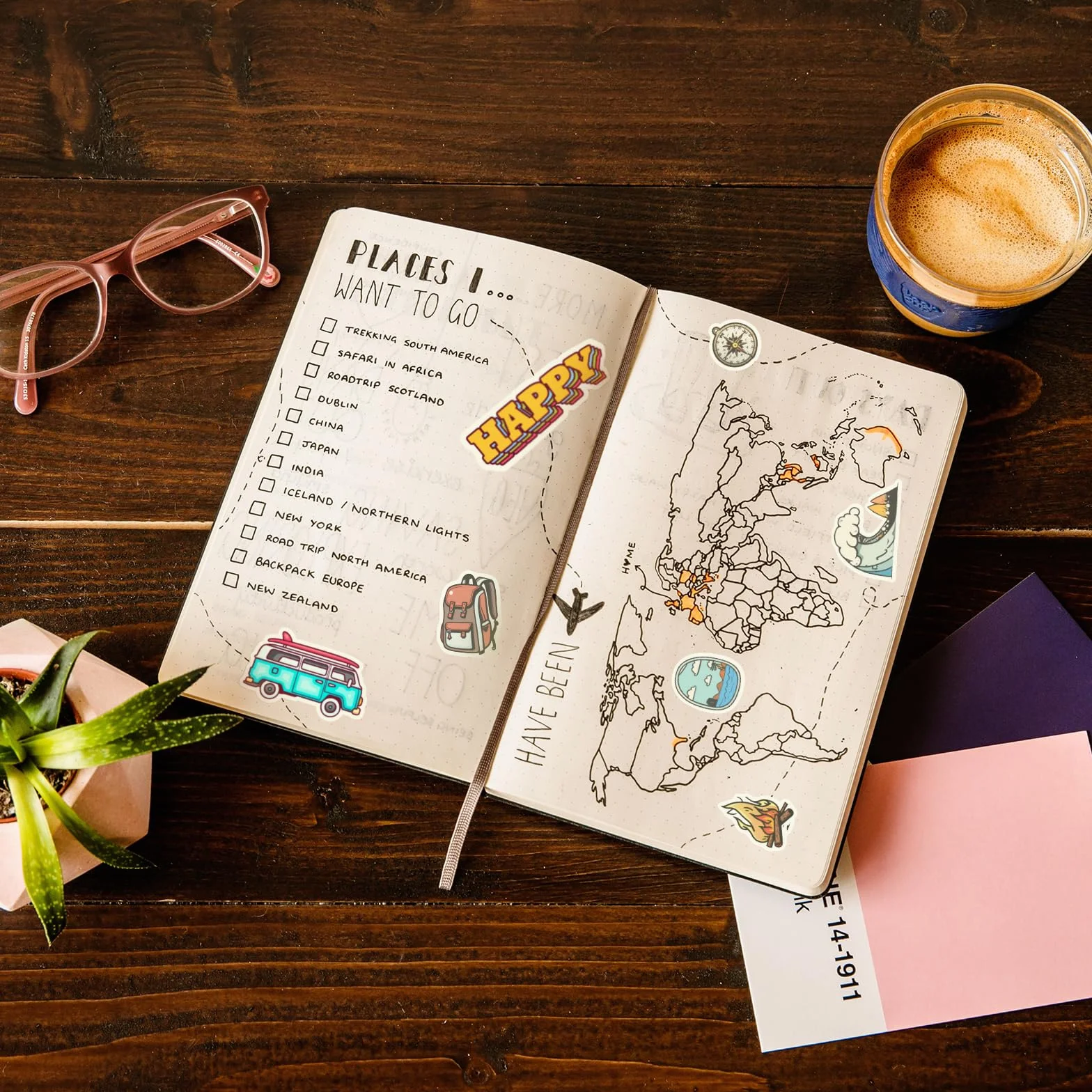 250 Adesivi Viaggi - Stickers Aesthetic per Diario di Viaggio da Compilare, Album scrapbooking, stickers journaling, adesivi per valigia da viaggio/sticker cute/sticker tenerini/diario viaggi