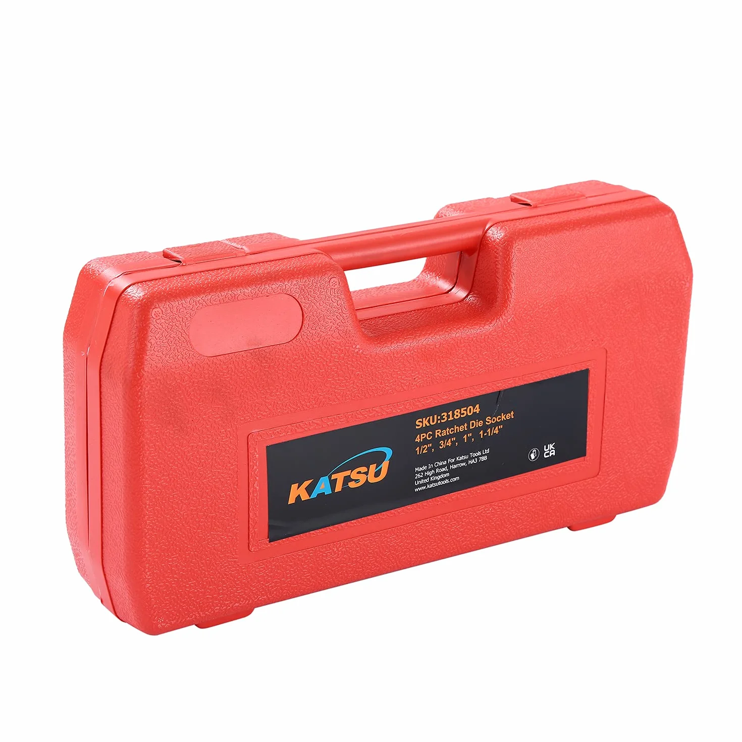 Kit di filettatura per tubi idraulici Set di filettatrici manuali in acciaio per idraulici con 4 filiere 1/2" 3/4" 1" 1-1/4". per l'installazione di tubazioni acqua e gas KATSÙ 318504