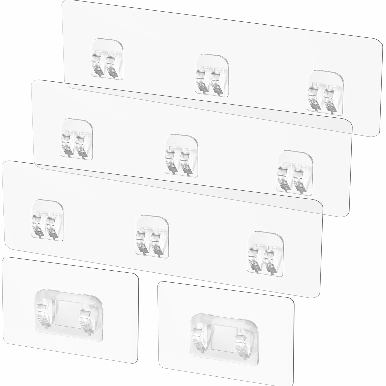 Ganci Adesivi per Mensola da Doccia 5 Pezzi Sostituzione Adesivo Shower Caddy