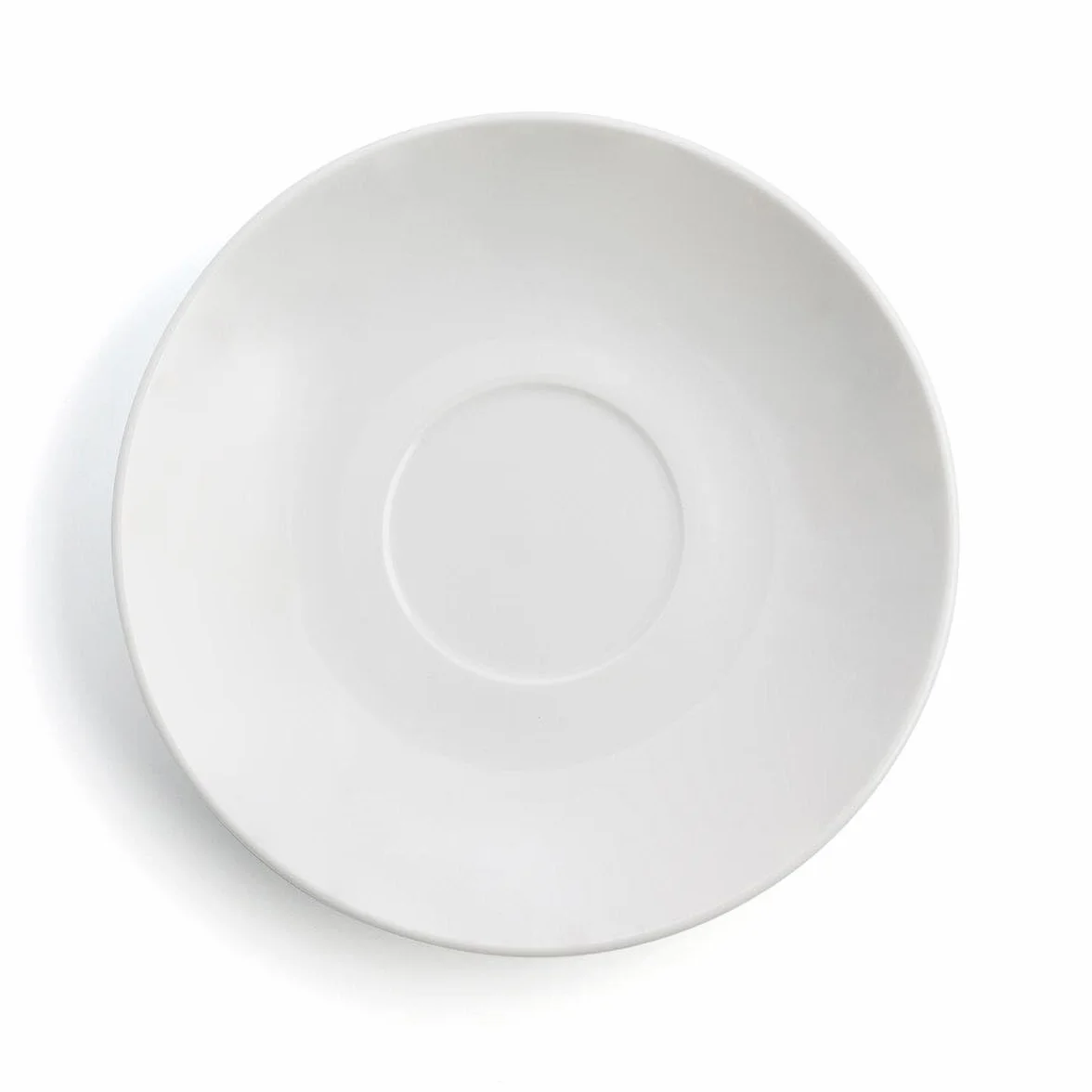 Quid Renova Blanca Set 6 tazze con piatto porcellana 9cl microonde