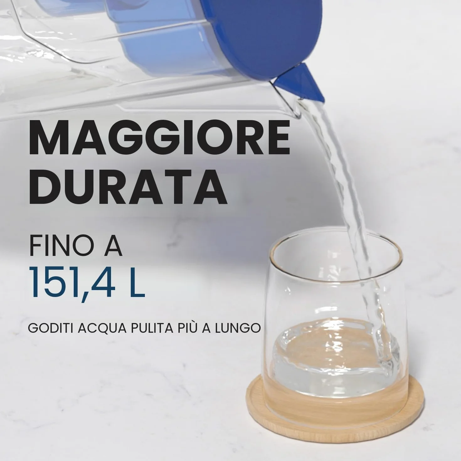 EVERSPRING Filtro per bollitore Compatibile Brita Maxtra+ Maxtra Plus Mavea Anna Duomax 6 pezzi