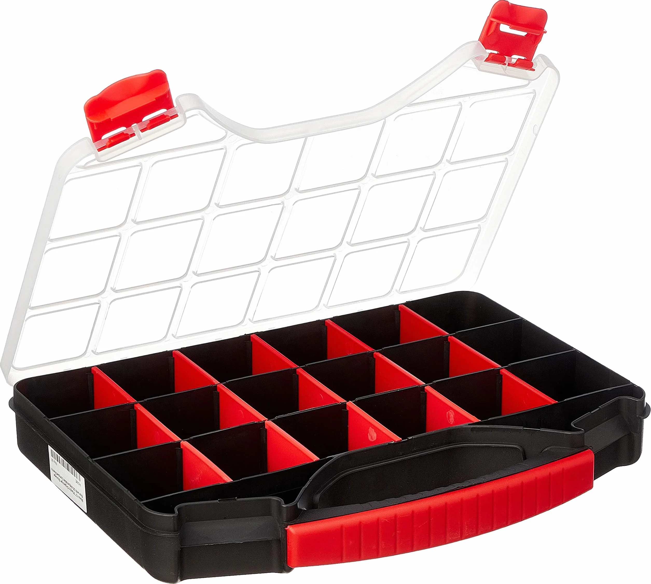 Portaminuterie organizer con coperchio trasparente Mano ORG-13