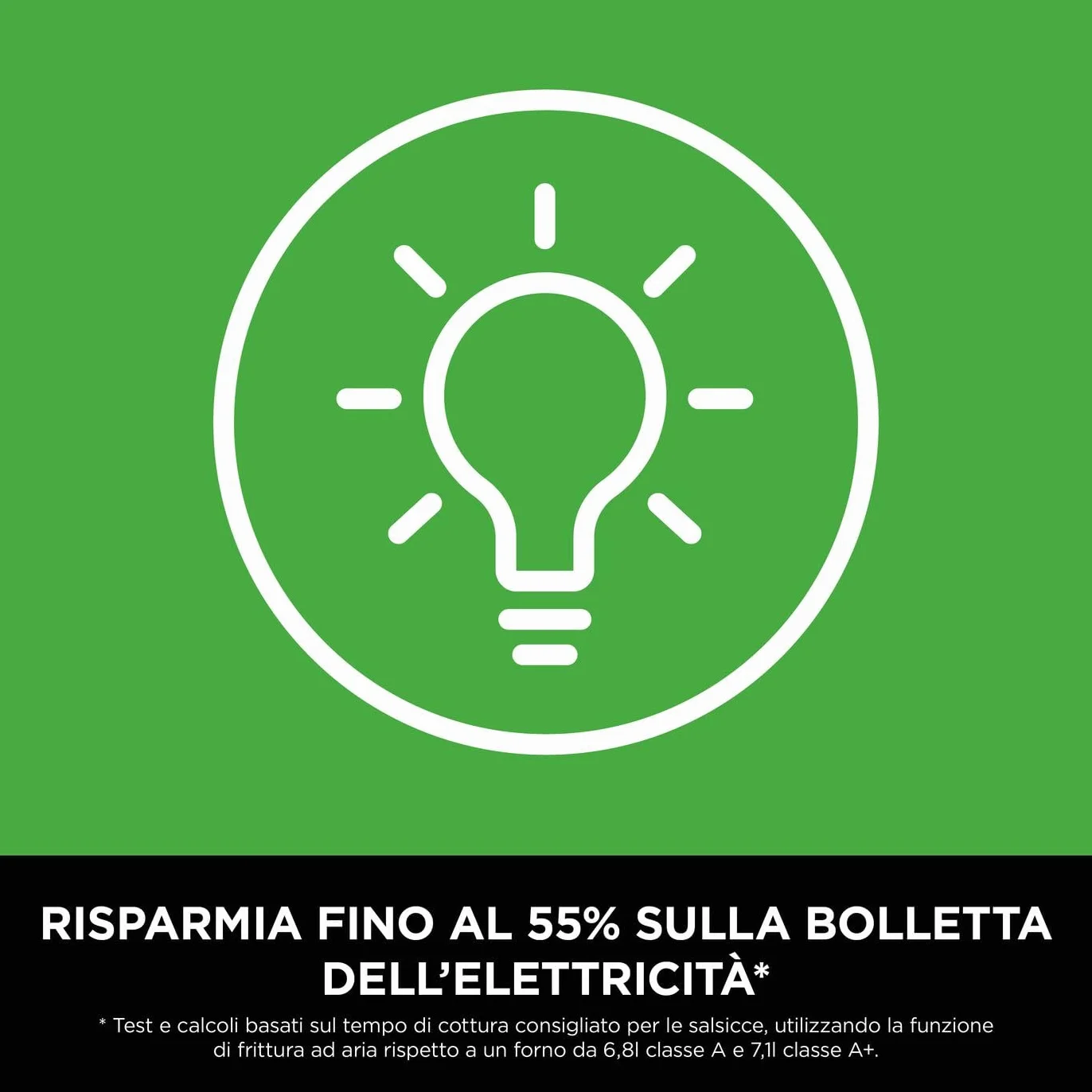 Ninja Speedi Pentola Elettrica Rapida 10 in 1, Friggitrice ad Aria, 5,7 l, Pasti per 4 in 15 Minuti, Frittura ad Aria e Cottura al Vapore, Idea Regalo Natale, Nero, ON500EU