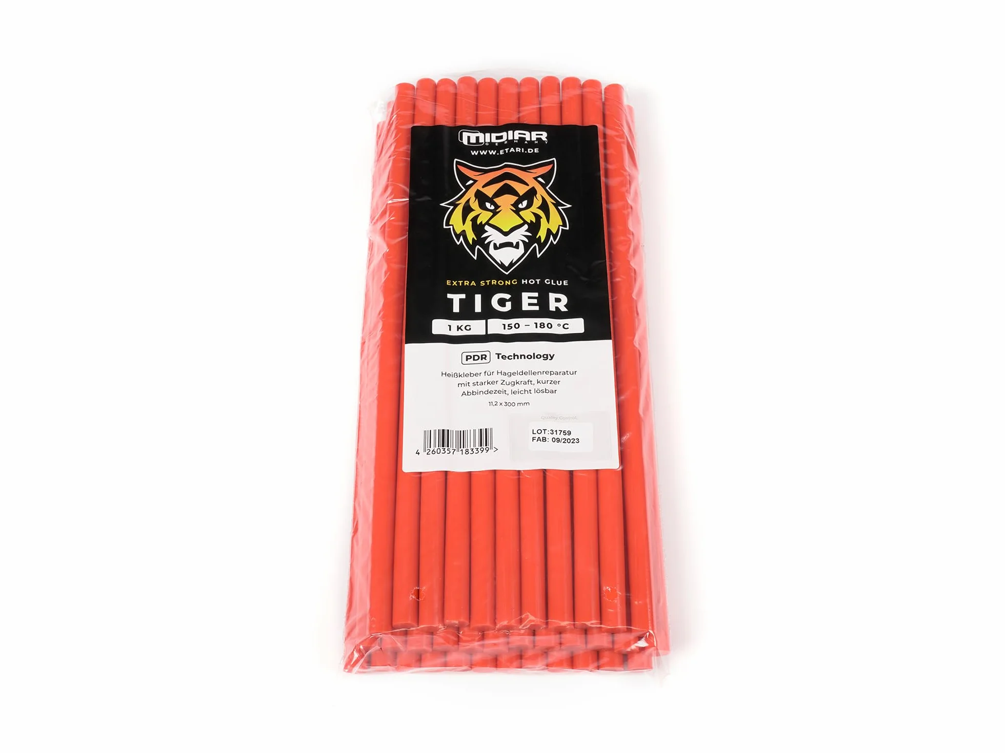 TIGER – la migliore colla a caldo della nostra gamma, specifica per la riparazione di danni da grandine, PDR, stick di colla a caldo