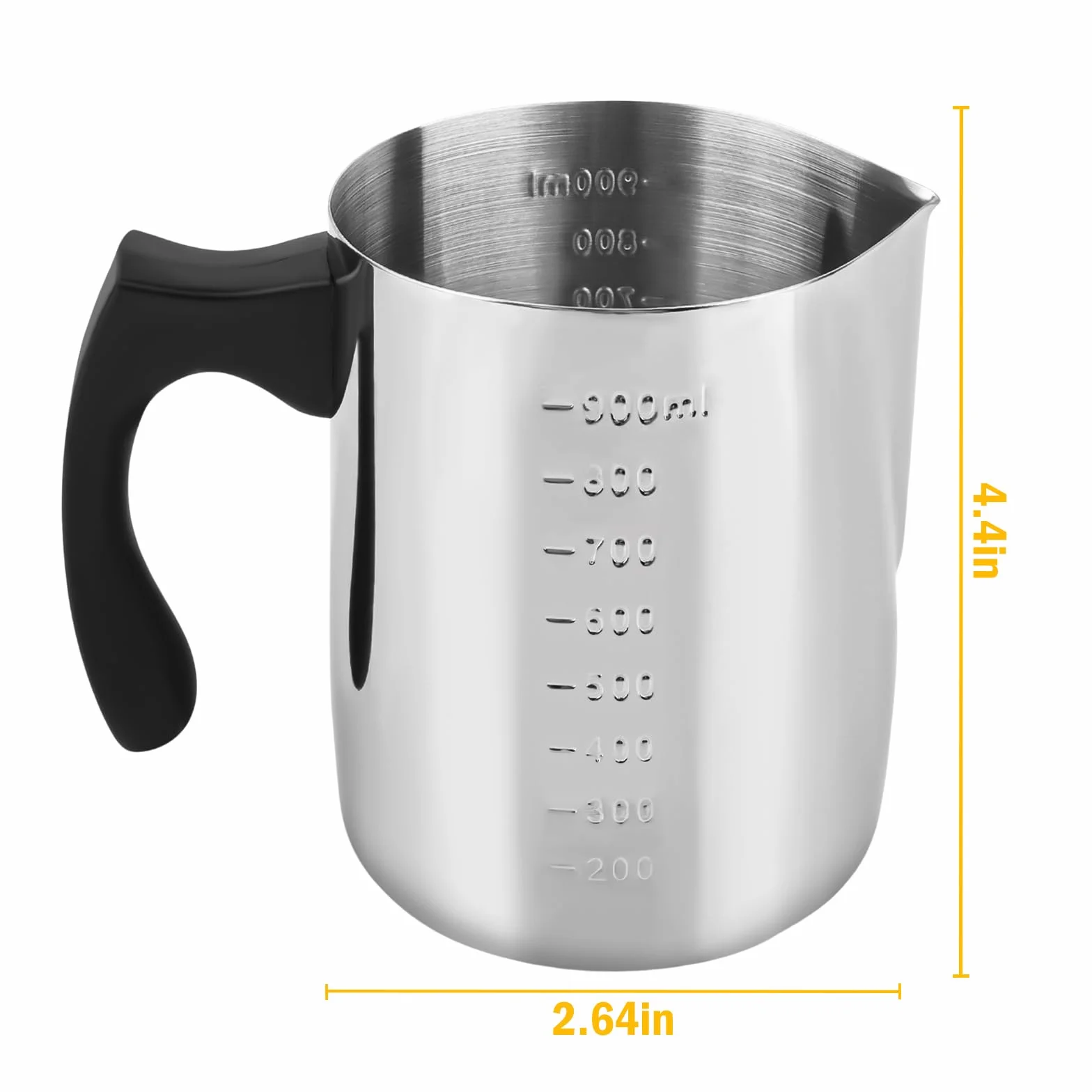 KILDOWS Pentola Sciogliere Cera 1000 ml per candela e Sapone, Kit per Fai Da Te candela, per Fare candela, Melting Pot, Fornelletto con Cucchiaio e Manico