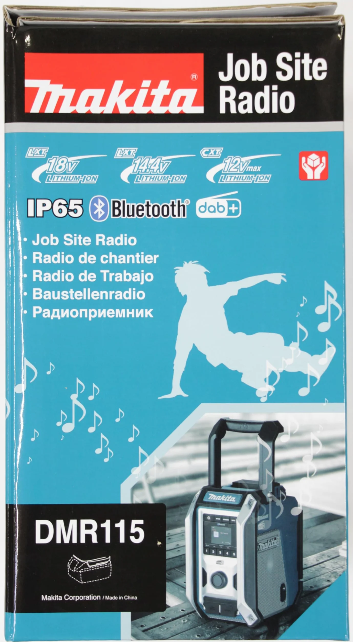 Makita DMR115 radio Worksite Black, Blue