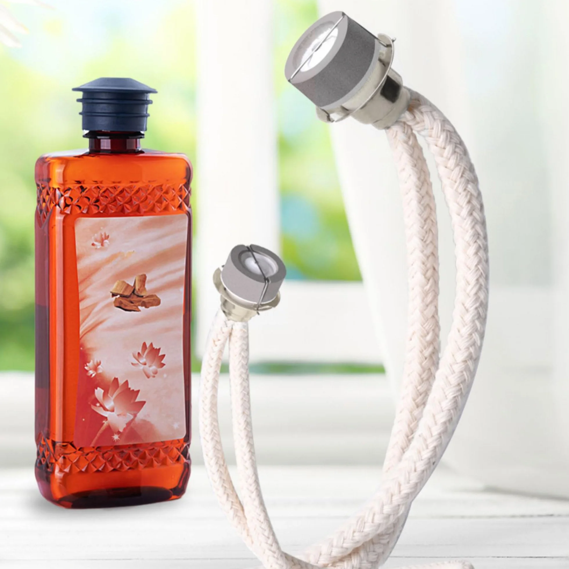 2 Stoppino per Lampe, Stoppino Lampada Catalitica, per Lampe Stoppino Bruciatore, per Lampe Ricarica, per Tutte le Lampade Catalitiche, Diffusore Aromaterapia