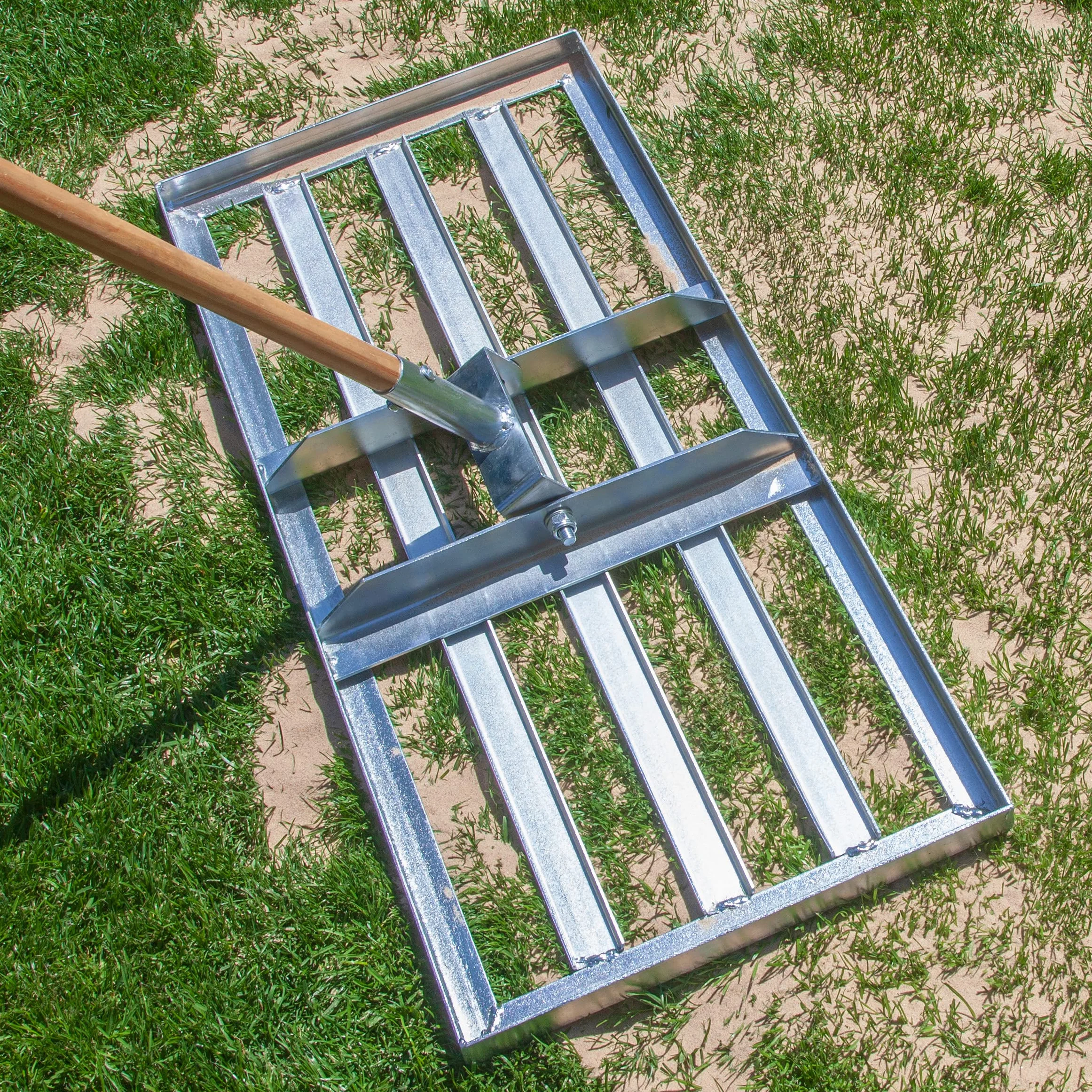 Spatola professionale per prato, 75 x 35 cm, per la sabbia e la rimozione di livellamento, livellatore di superficie (senza gambo)