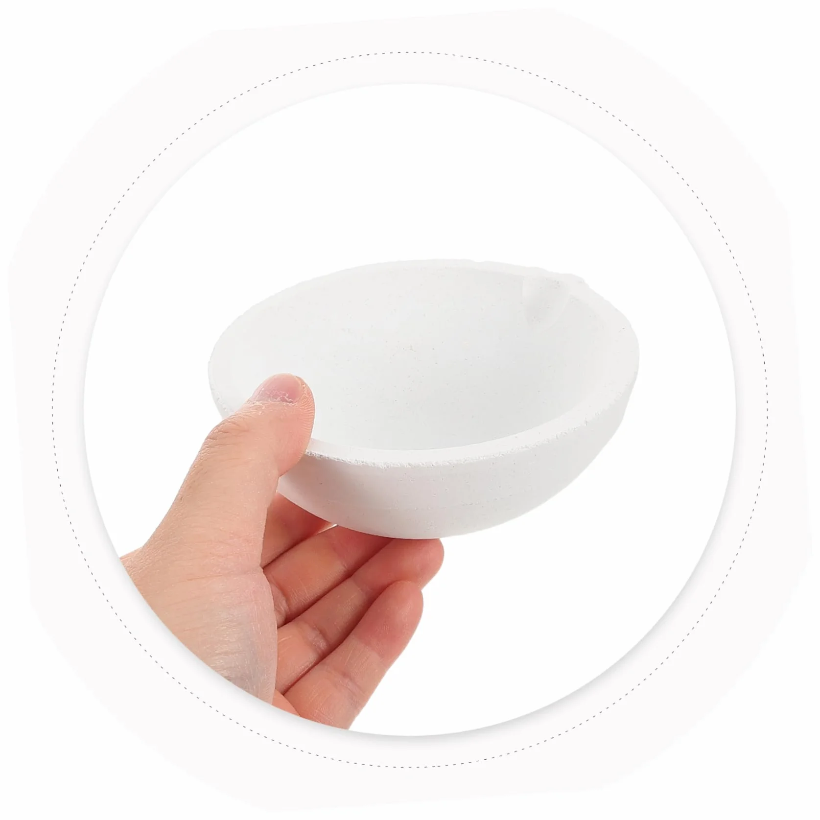 1000g Crucible Bowl Ceramica per per Oro e Argento per Applicazioni DIY Laboratorio