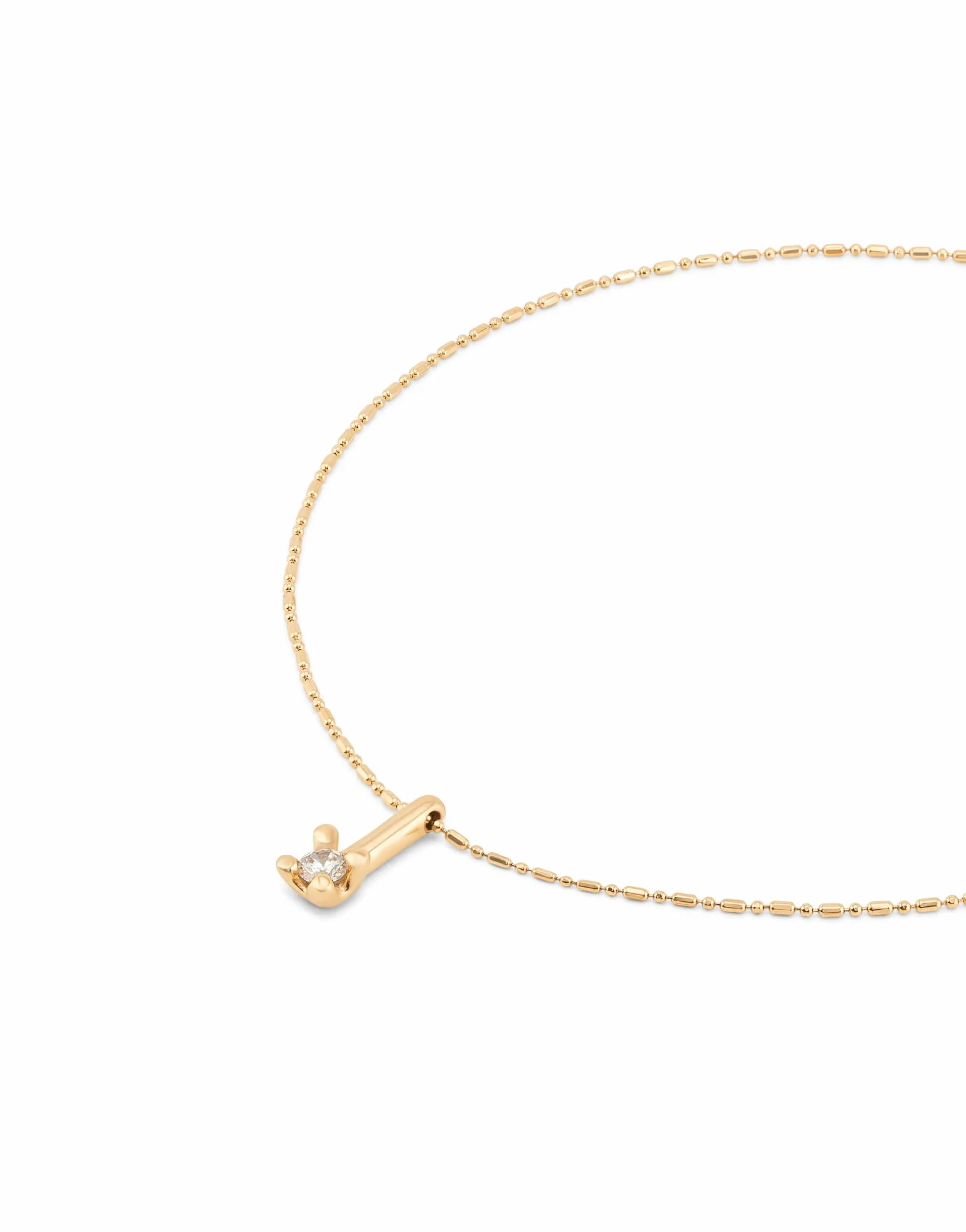Uno de 50 collana catena lega di metallo placcato in oro 18 carati zirconia bianca
