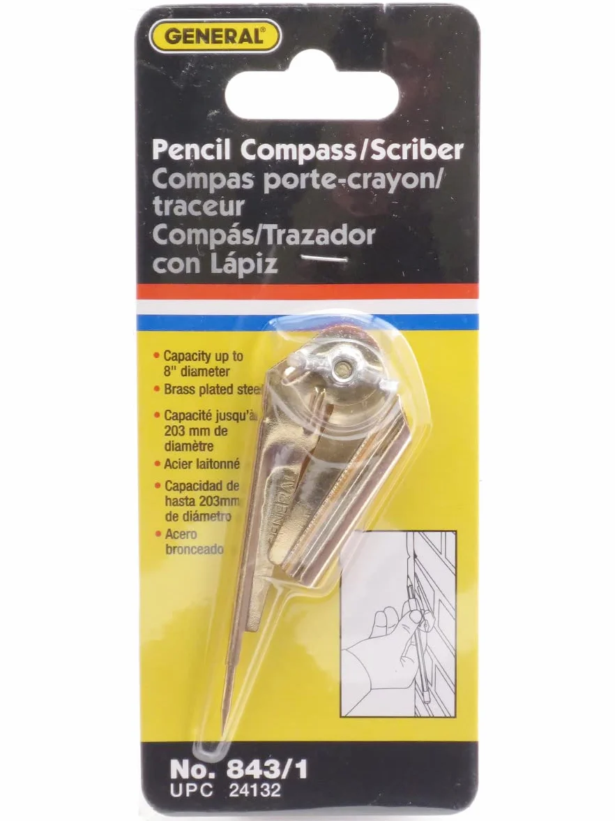 General Tools 843/1 - Compasso e penna a matita, 1 pezzo