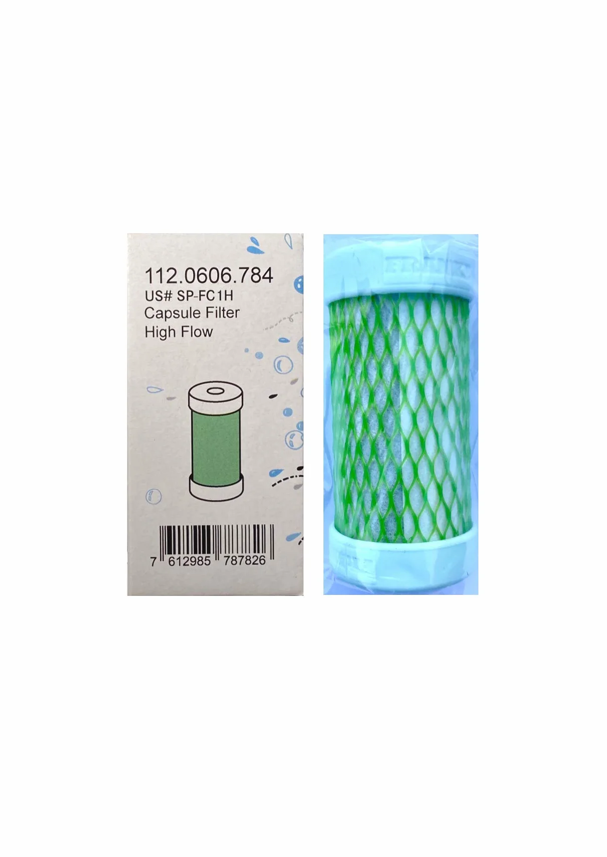 FRANKE 112.0606.784 Filtro per rubinetto da cucina Vital High-Flow, verde