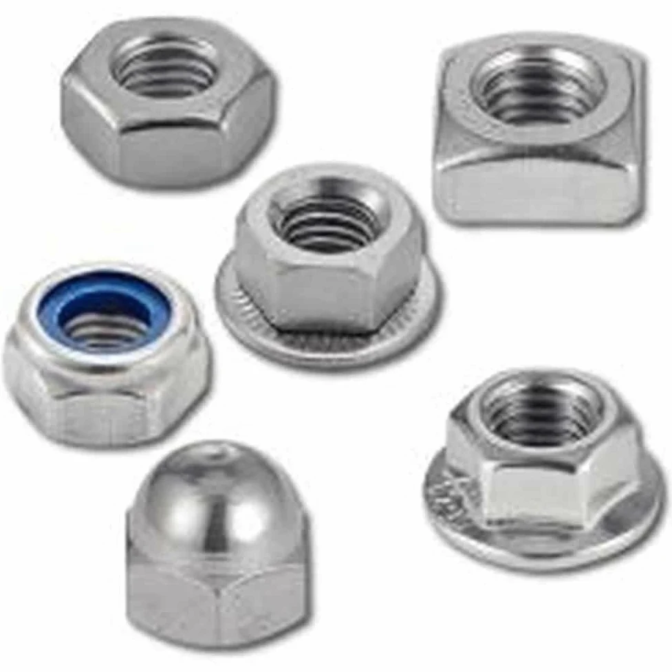 500 dadi esagonali M1-6 mm, DIN 934, acciaio inox A4, D-Work