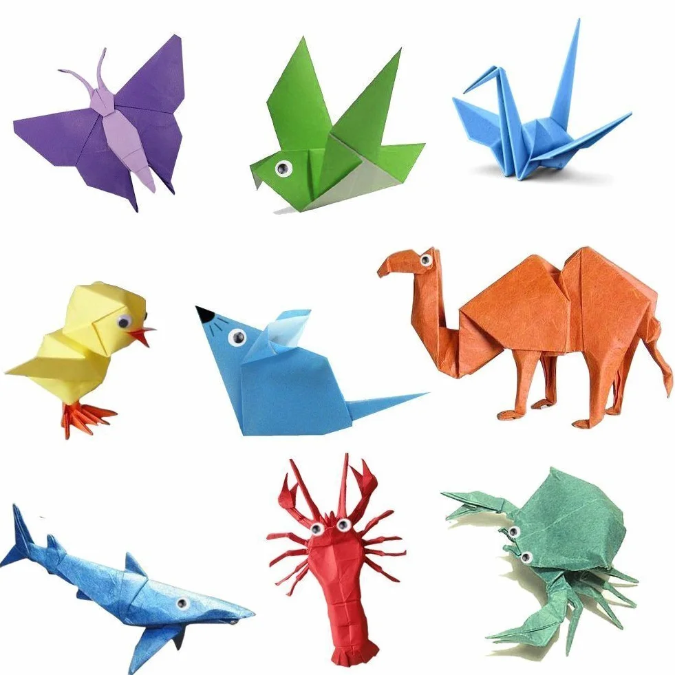 Origami carta pieghevole, 600 fogli doppio lato, carta colorata fai da te, set per origami e progetti fai da te