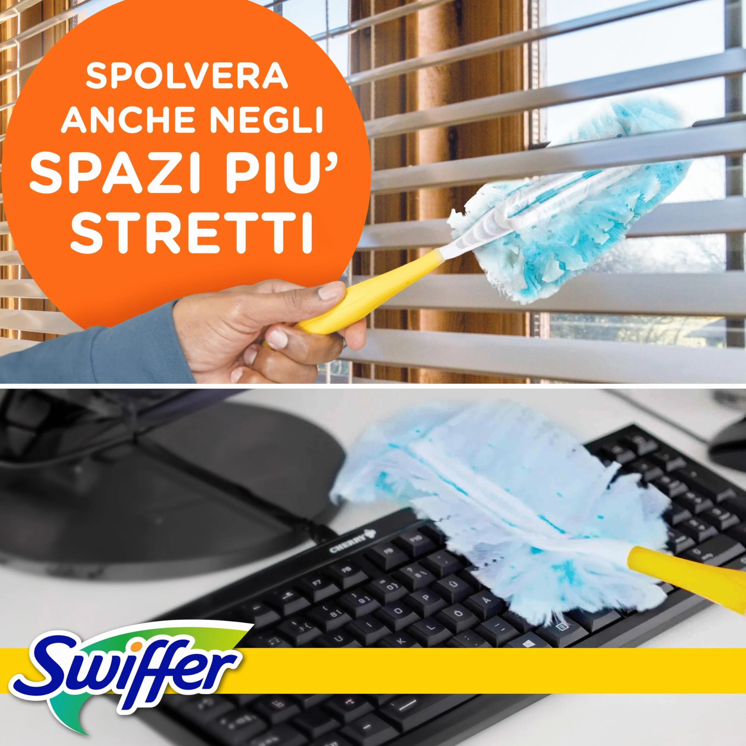 Swiffer Duster Piumini Cattura Polvere Giga Formato 45 Piumini