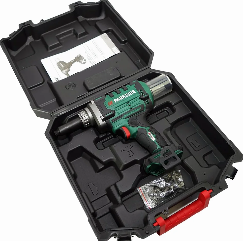 Rivettatrice a Batteria 20V PABNSG 20-Li Motore Brushless PARKSIDE X 20 V Team