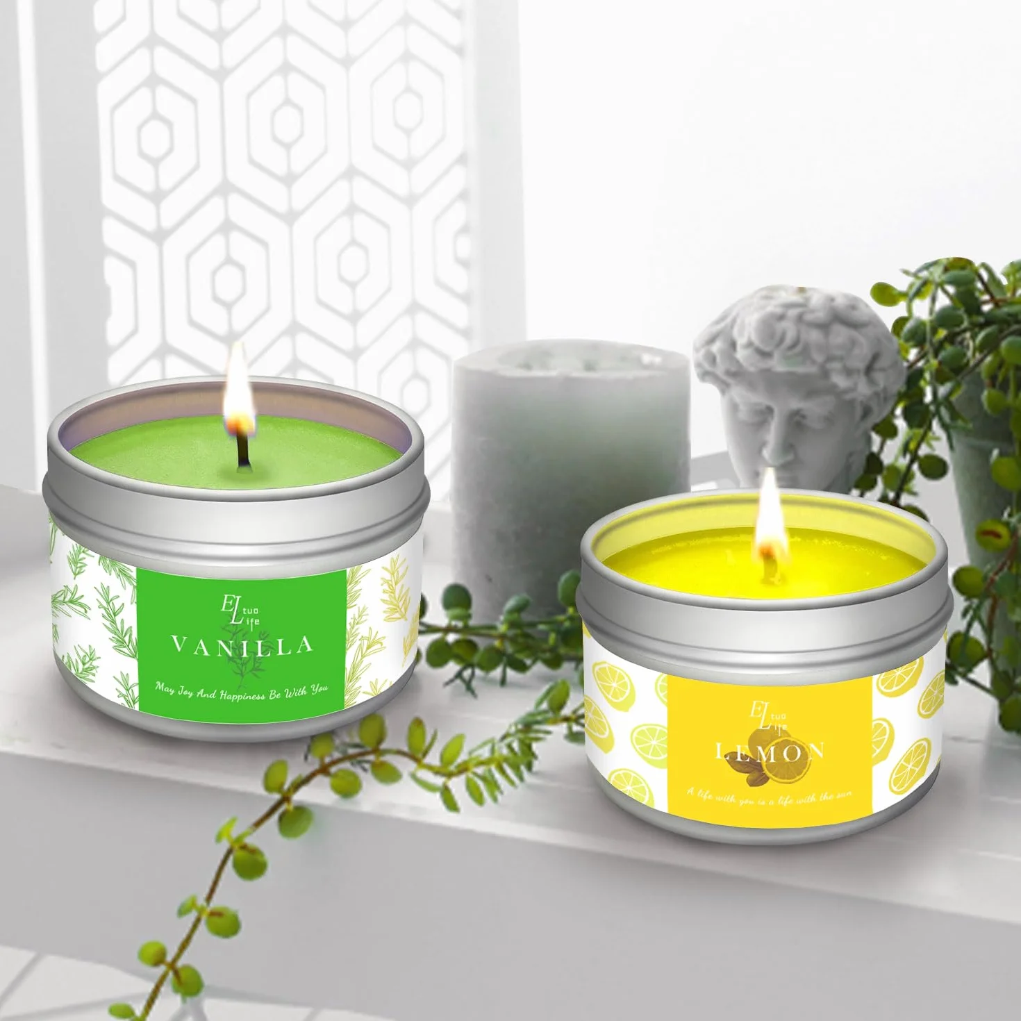 Kit per Fabbricazione Candele,Kit Candele fai da te,Aromaterapia Per La Creazione di Candele,Cera di soia,Creazione di Candele, Crogiolo,Oli Profumati,Scatole Per Candele,Stoppini,Cera Colorante