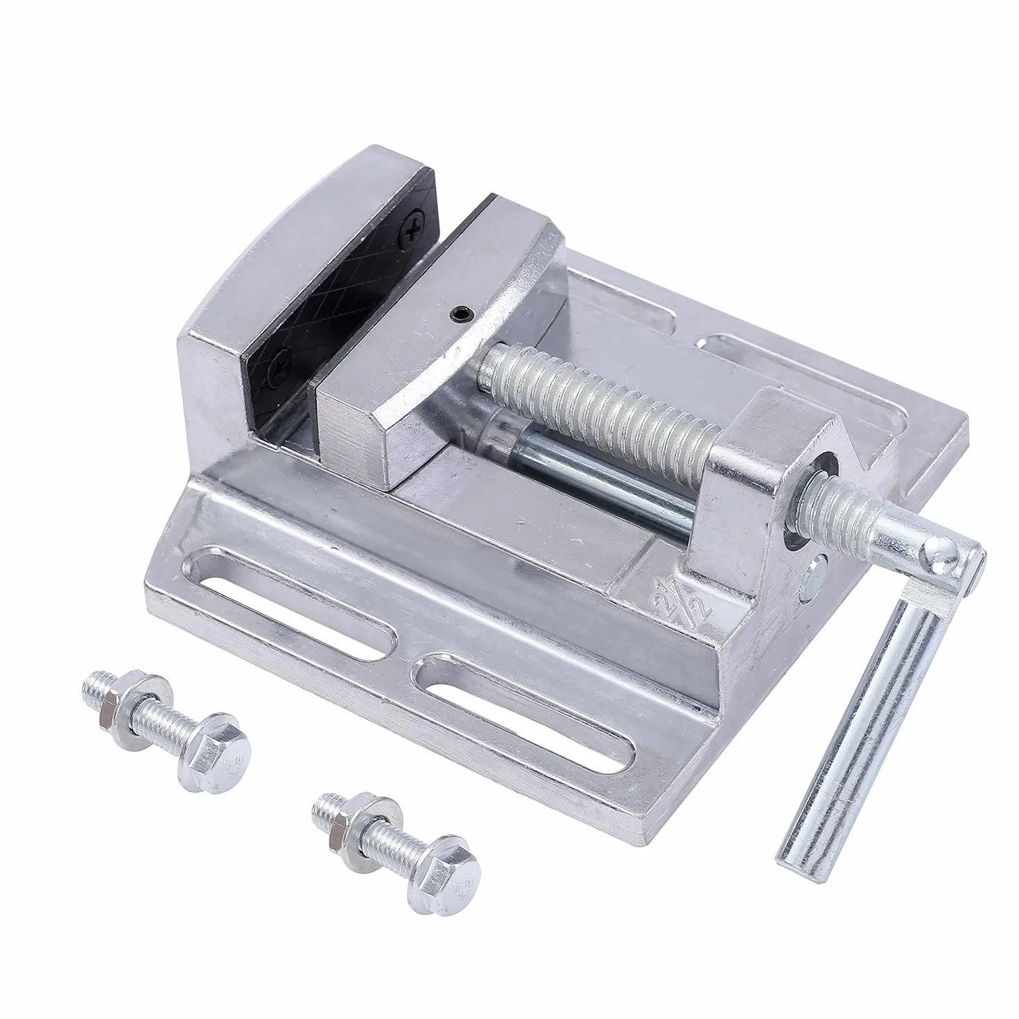 KATSU Morsa per Trapano a Colonna 2,5 Pollici (65mm), Morsetto da Banco per Trapano a Colonna di Precisione in Lega di Alluminio per Manutenzione di Macchinari per Fresatrici da Officina SP10008008