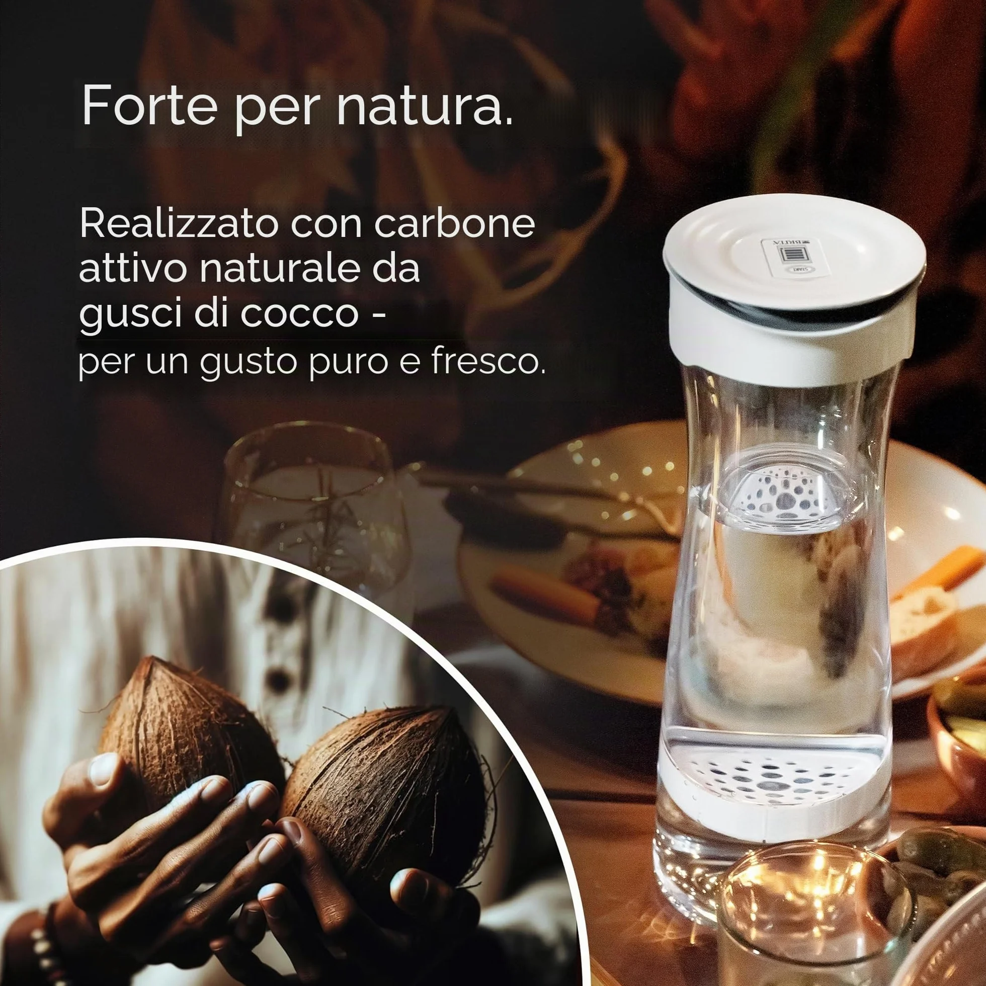 BRITA Bottiglia filtrante 1,3L MicroDisc riduce PFAS cloro microparticelle