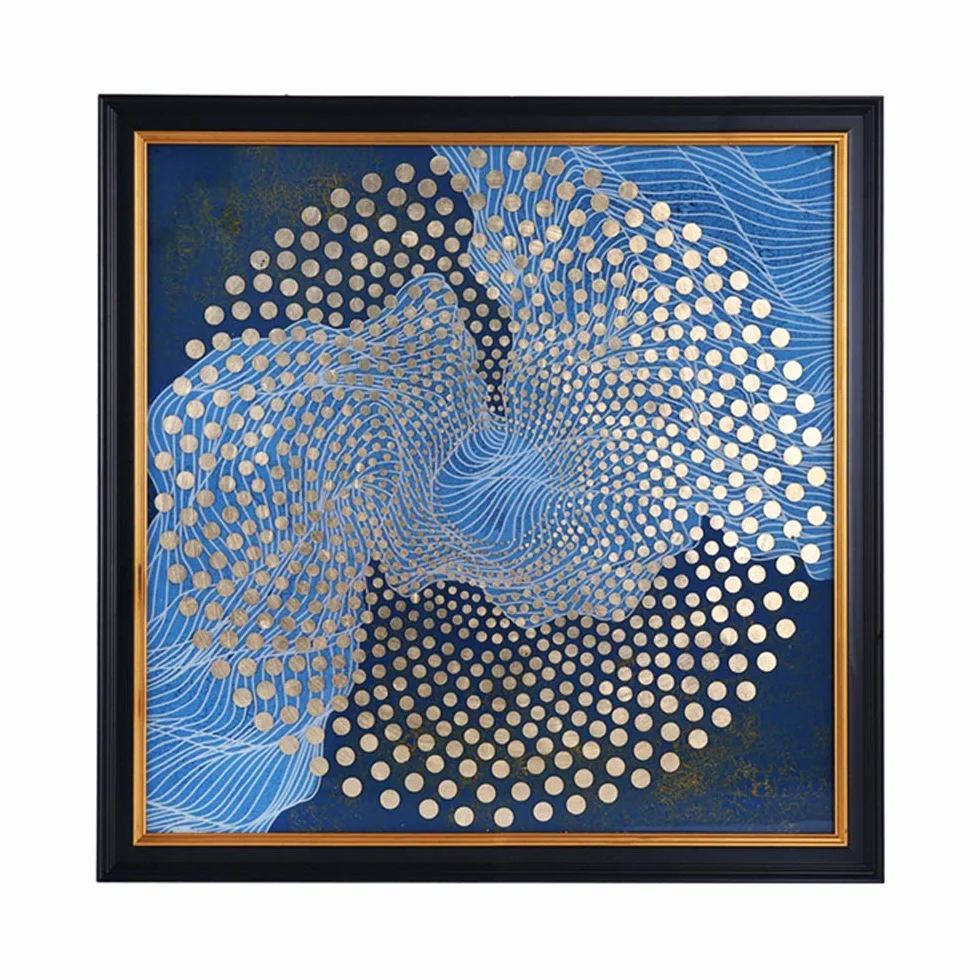 KINNO Foglia Oro 100Pcs Artistici e Artigianali Foglia Oro Decorazione Progetti di Artigianato, Mobili, Decorazioni per la Casa
