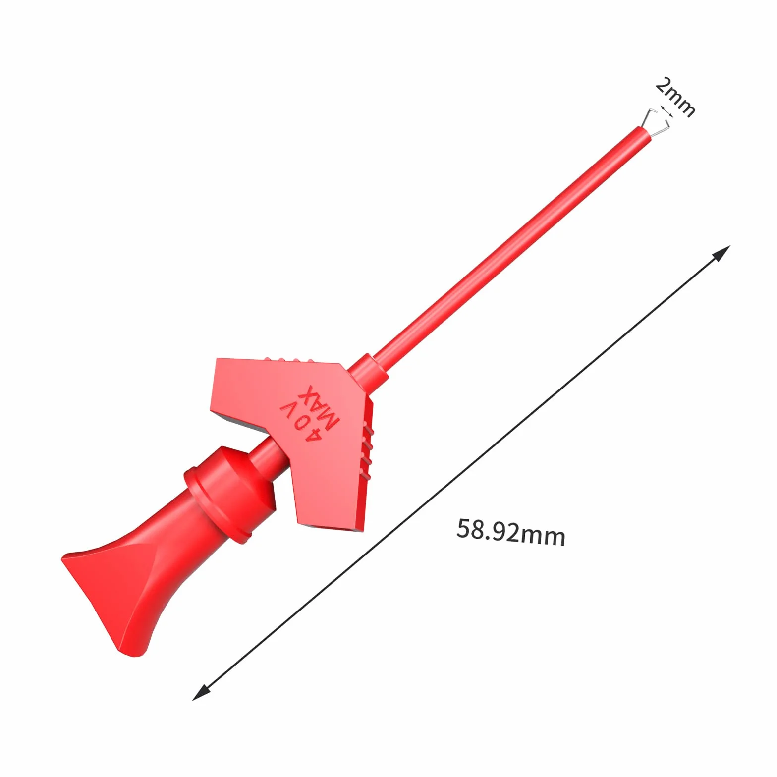 10 ganci di prova SMD IC sonde, clip per gancio di prova, 10 colori, per analizzatore logico, multimetro test elettrici