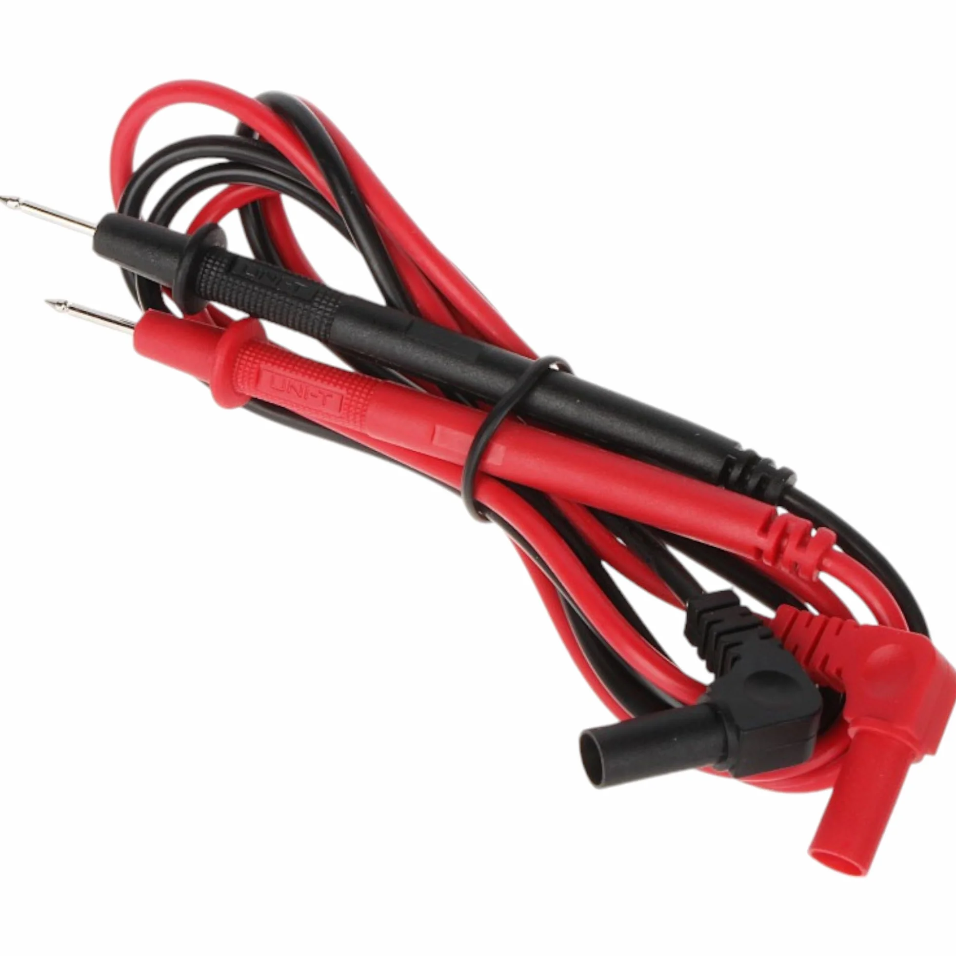2 Puntali Multimetro Universali 1000V 10A – Cavi di Ricambio per Tester Digitale – CAT III – Impugnatura Antiscivolo – Compatibili con Tutti i Multimetri – Rosso e Nero – Lunghezza 105cm