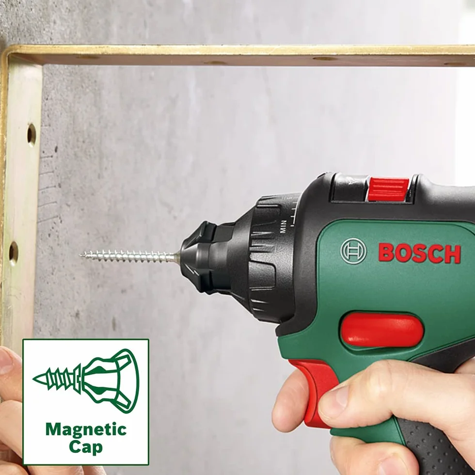 Bosch Home and Garden Set Trapano a batteria AdvancedDrill 18 (2 batterie, sistema da 18 V, 3 accessori, in valigetta), green, 1/2_pollice