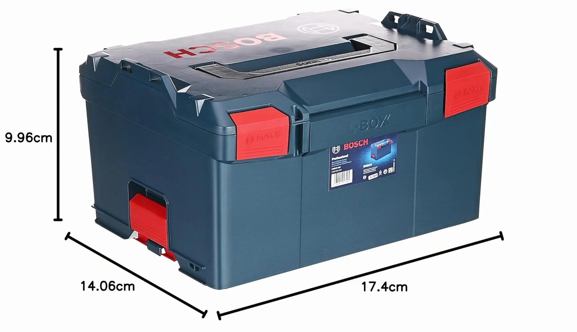 Bosch Professional 1600A012G2 Valigetta, Blu, 44.2 x 35.7 x 25.3 cm