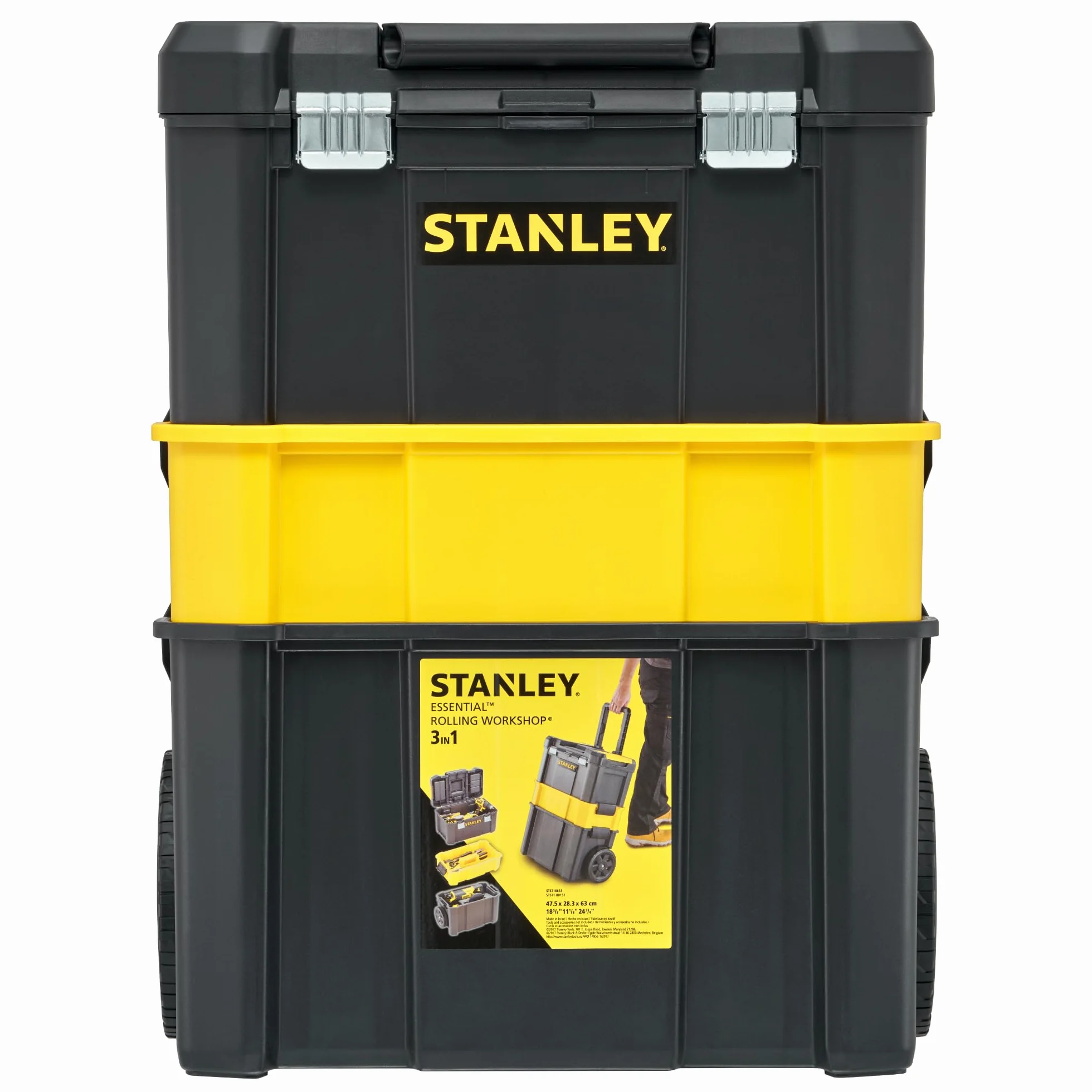STANLEY Essential Rolling Workshop Toolbox 3-in-1 STST1-80151