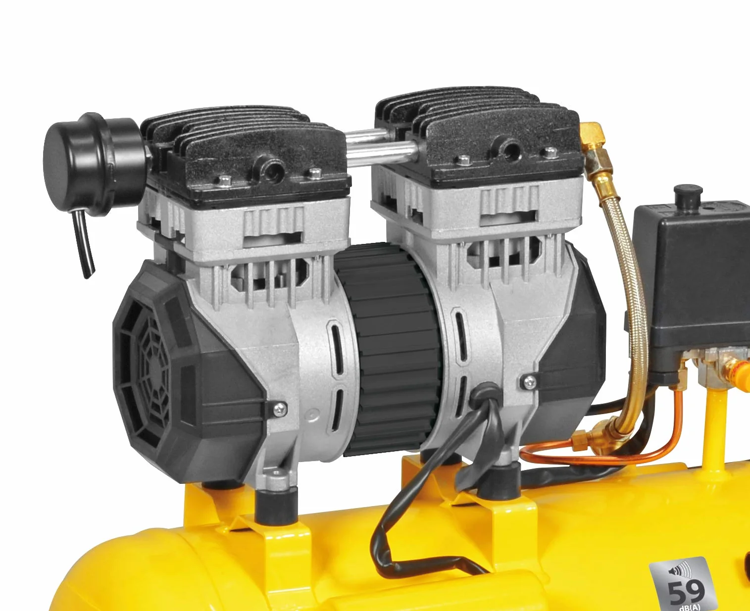 STANLEY - Compressore Silenzioso 50 Litri 1,3 Hp