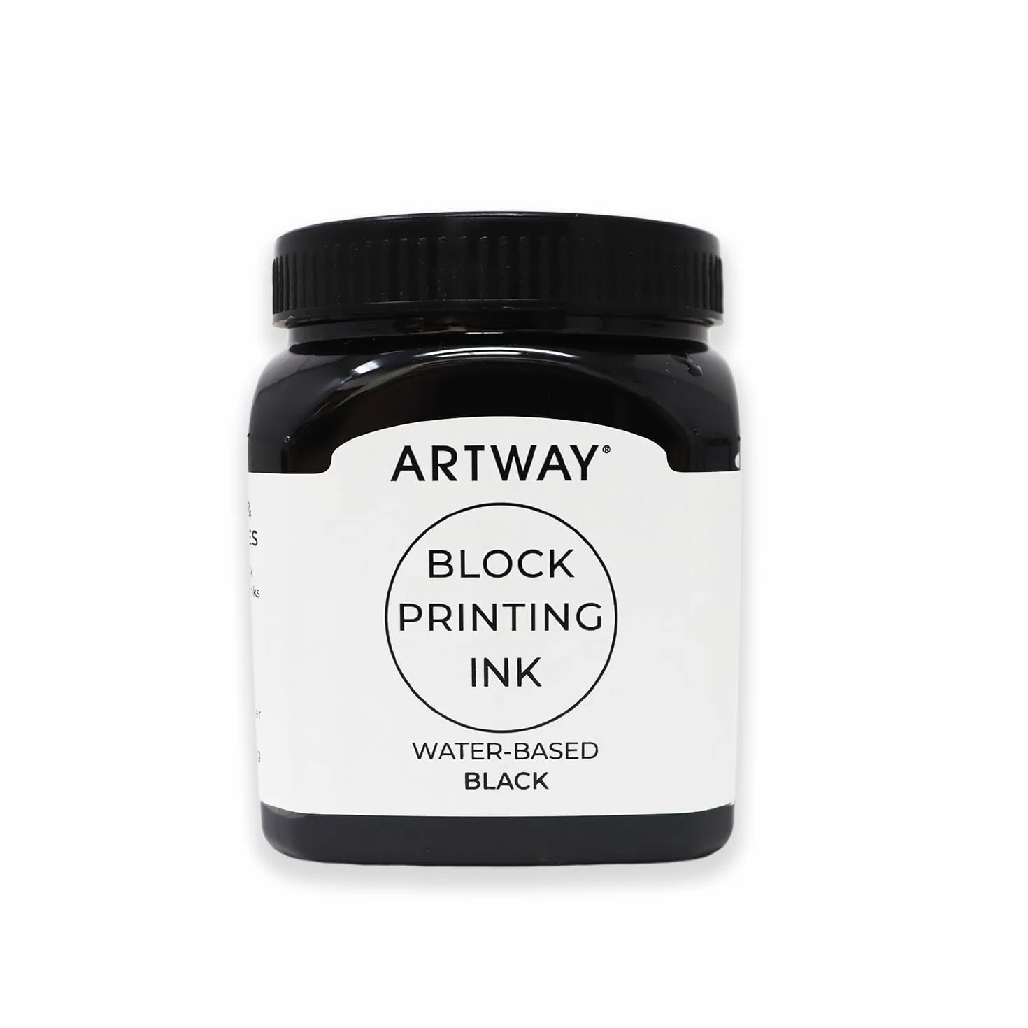 Artway Inchiostro Premium per la Stampa a Blocchi - 250ml - Nero - Ideale per la Stampa a Rilievo, a Blocchi e su Linoleum