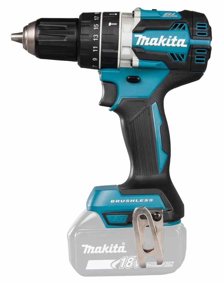 Makita DHP484Z Trapano senza fili con impugnatura a pistola, 18V, Nero/Blu