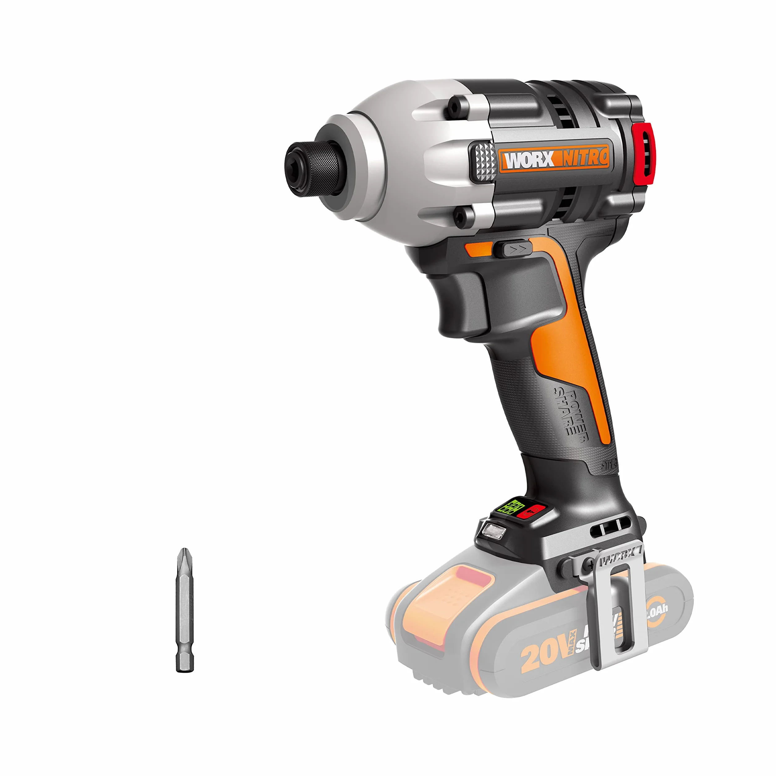 WORX WX261.9 18V (20V MAX) Brushless Impact Driver - Bare Unit