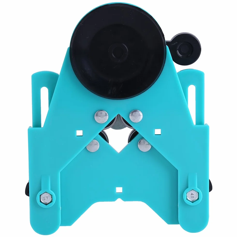 Localizzatore di Fori per Piastrelle Vetro, Guida Trapano Punta Diamantata Guide Ventose a Nucleo Cavo Sega Punte Ceramica Tazza Regolabile 4 mm a 80 mm Base Ventosa Marmo Ceramico Perforazione Seghe