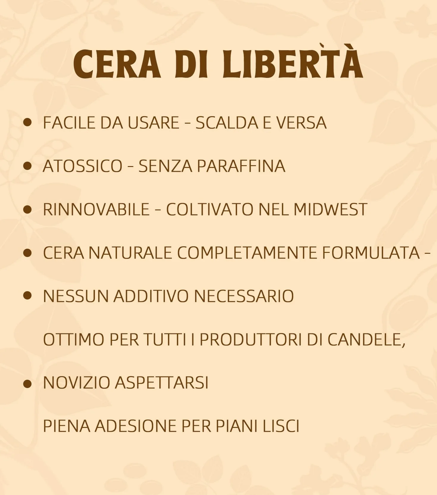 BOYUJK Cera di Soia per Candele 5KG, Premium Natural Cera per Candele, 100% Cera per Candele Fai da Te per La Produzione di Candele da Agricoltura Biologica
