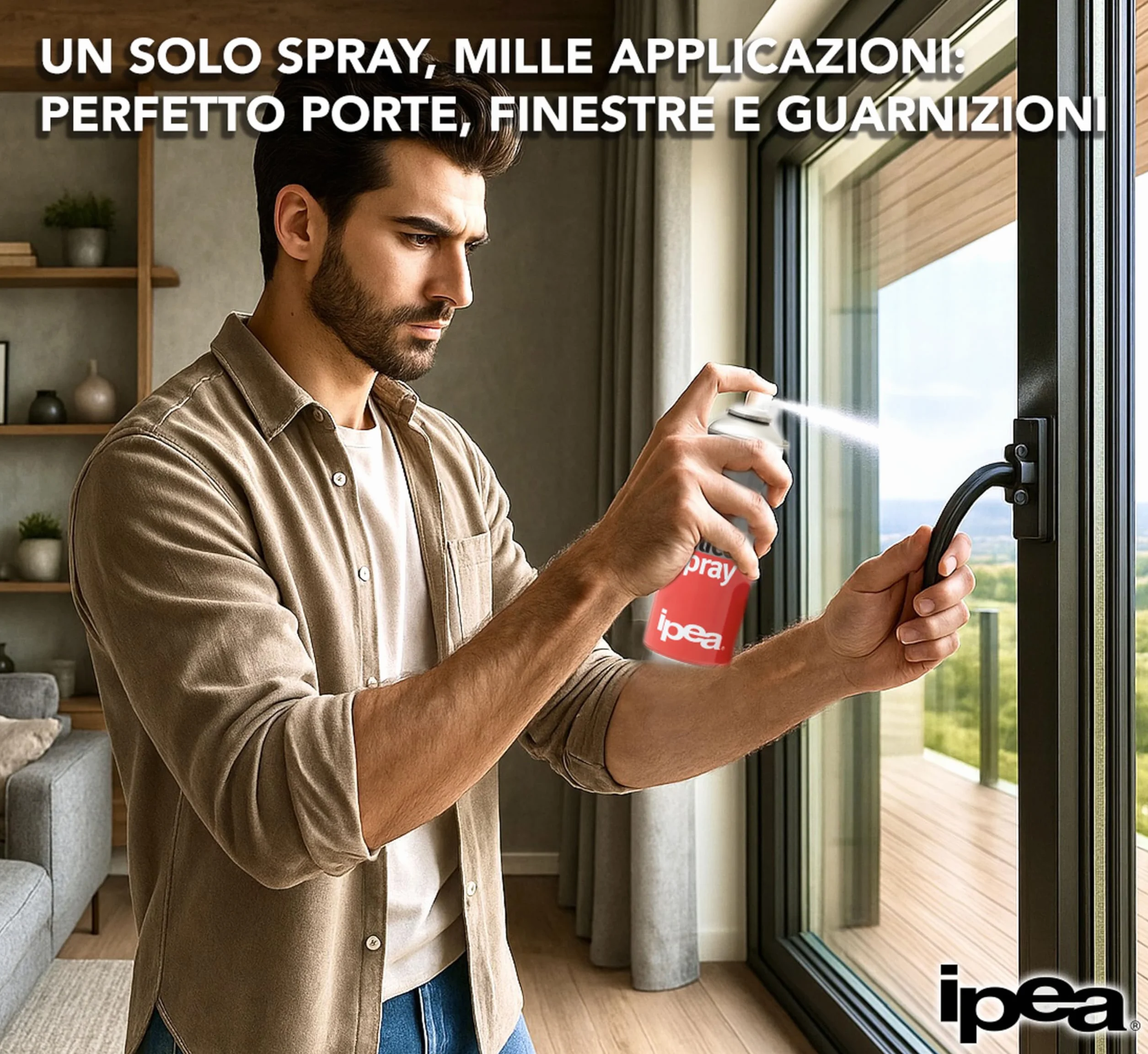 IPEA Spray al Silicone Lubrificante Protettivo Antiadesivo 400 ml 800 ml Bomboletta Spray Multiuso Incolore per Metallo Gomma Plastica Legno Tessuti Elettrodomestici